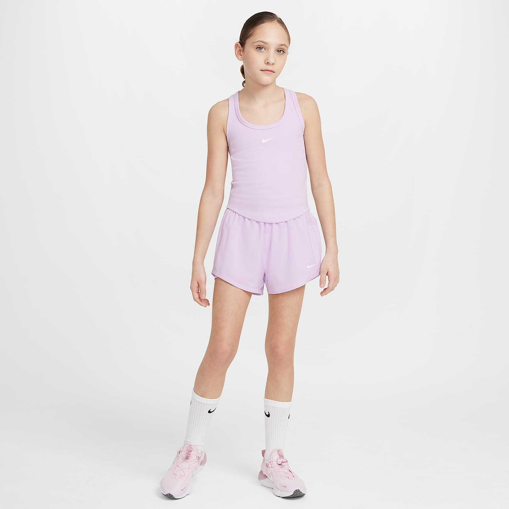 Nike One Fitted Big Kids' (Girls') Dri-FIT Tank