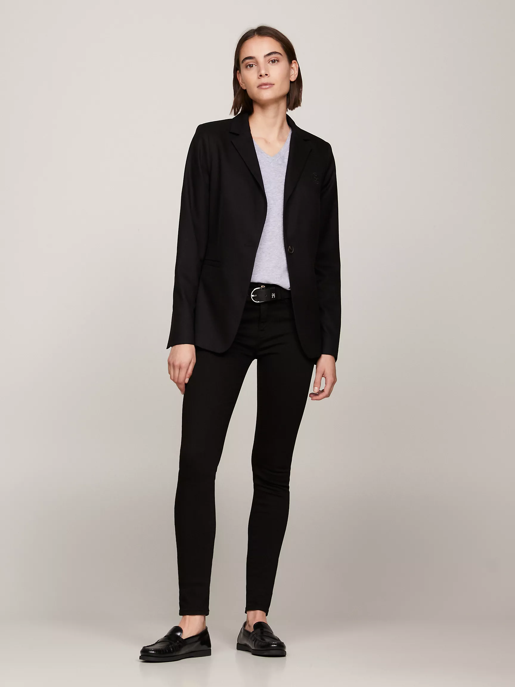 Женские джинсы Tommy Hilfiger, Черные джинсы суперскинни