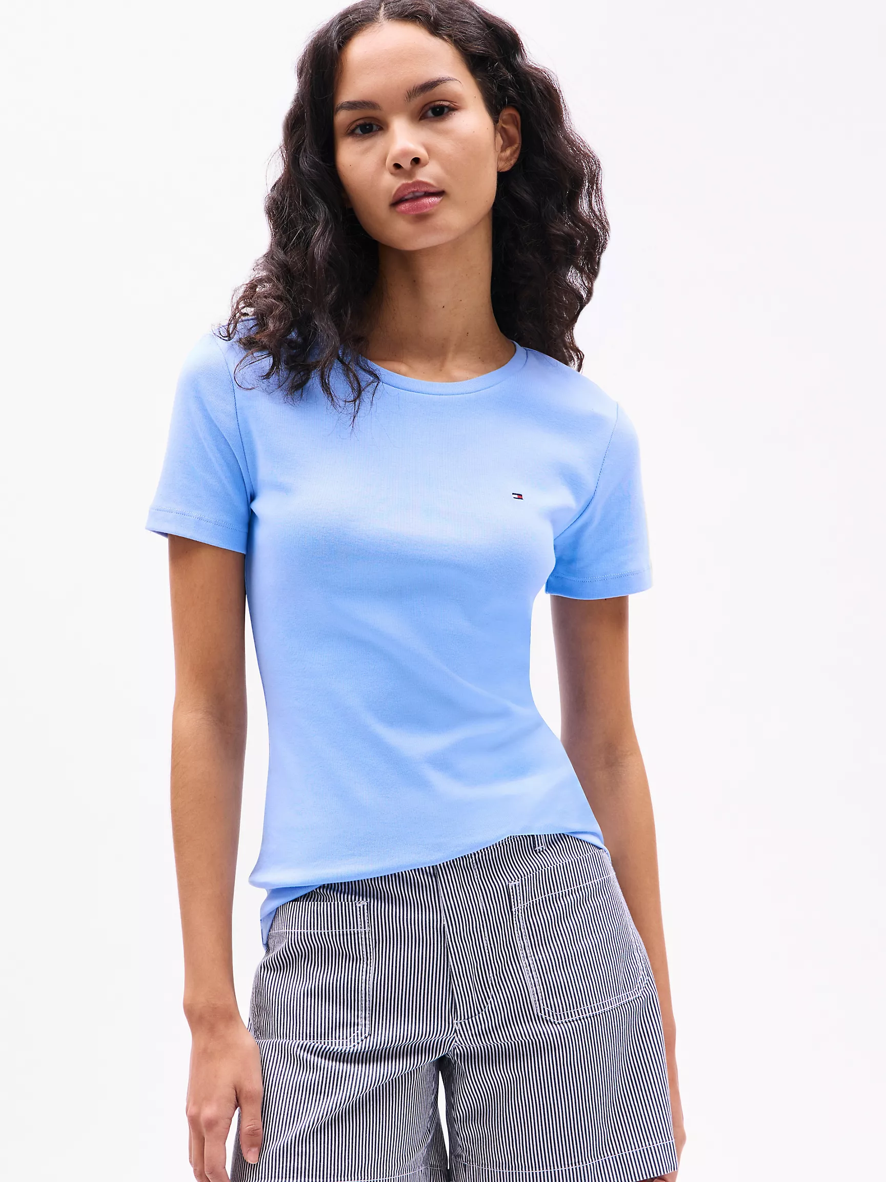 Женская футболка Tommy Hilfiger, Любимая футболка с круглым вырезом