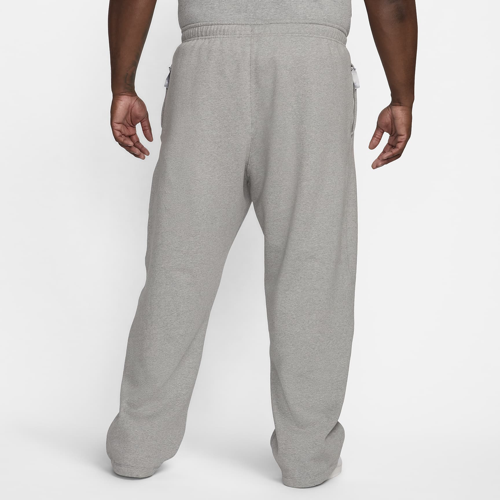 Nike Solo Swoosh Men's Open-Hem Fleece Pants