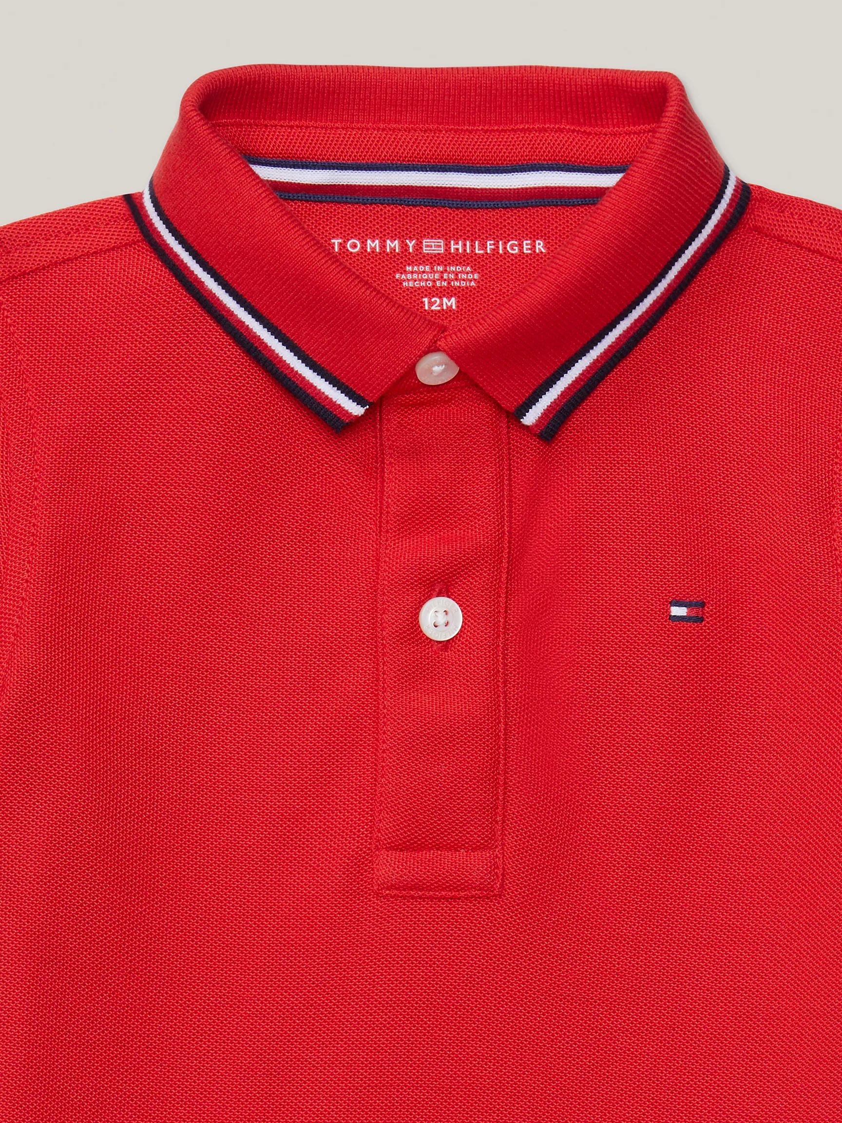 Рубашка-поло для малышей Tommy Hilfiger, Детское влагоотводящее поло Tommy