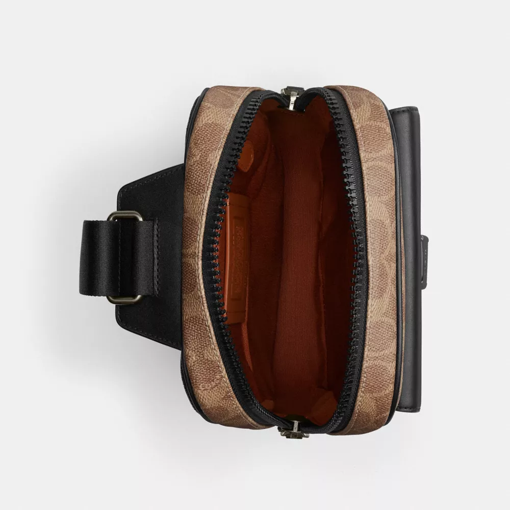 Сумка COACH Track Pack In Signature Canvas