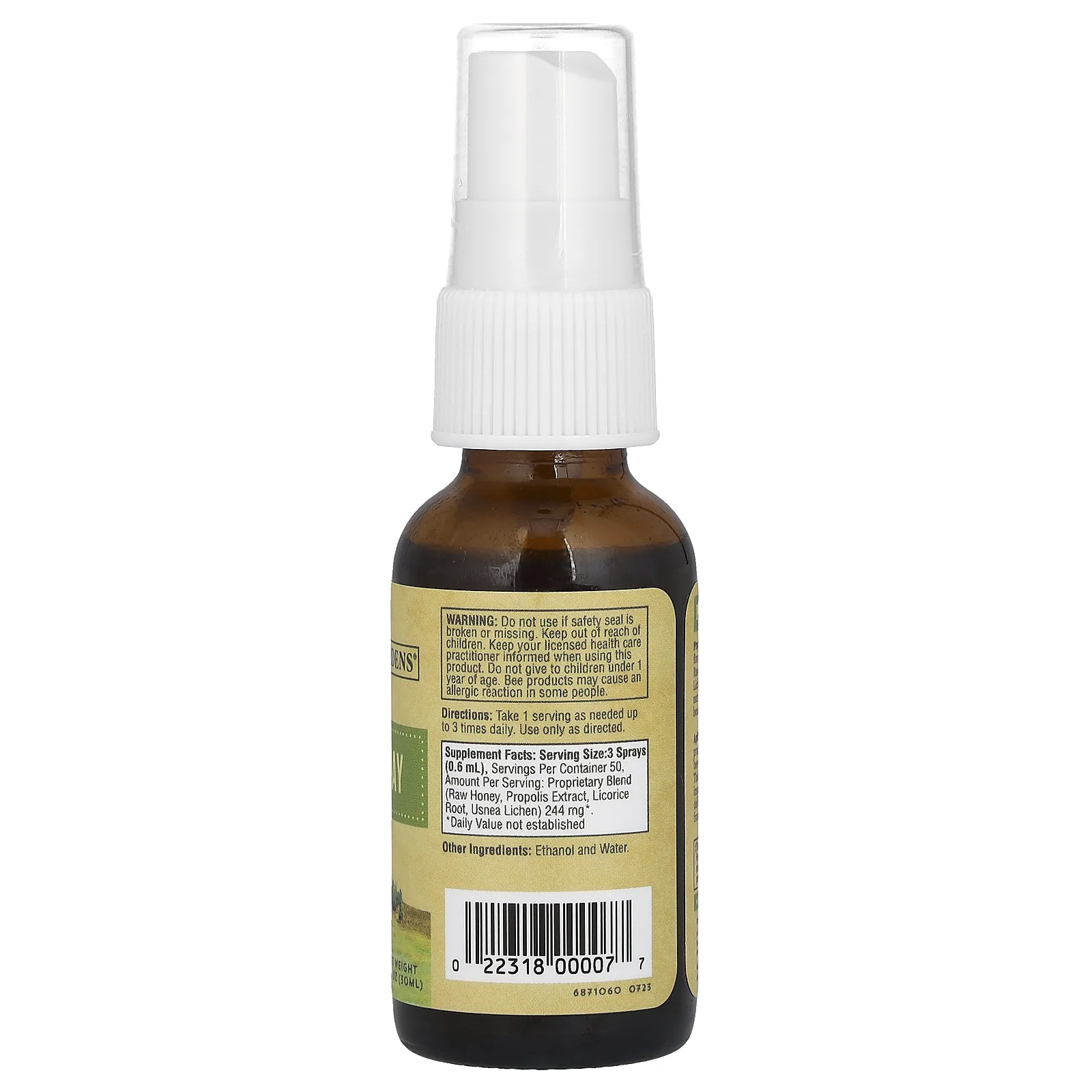 Honey Gardens, Спрей с прополисом, 30 мл