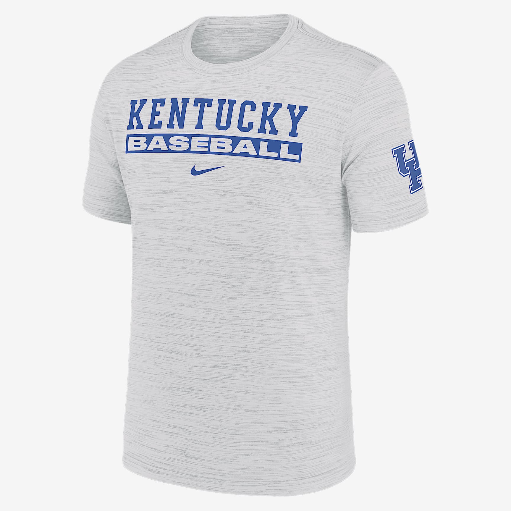 Kentucky Wildcats Velocity Baseball Wordmark Stack Men's Nike Dri-FIT College T-Shirt