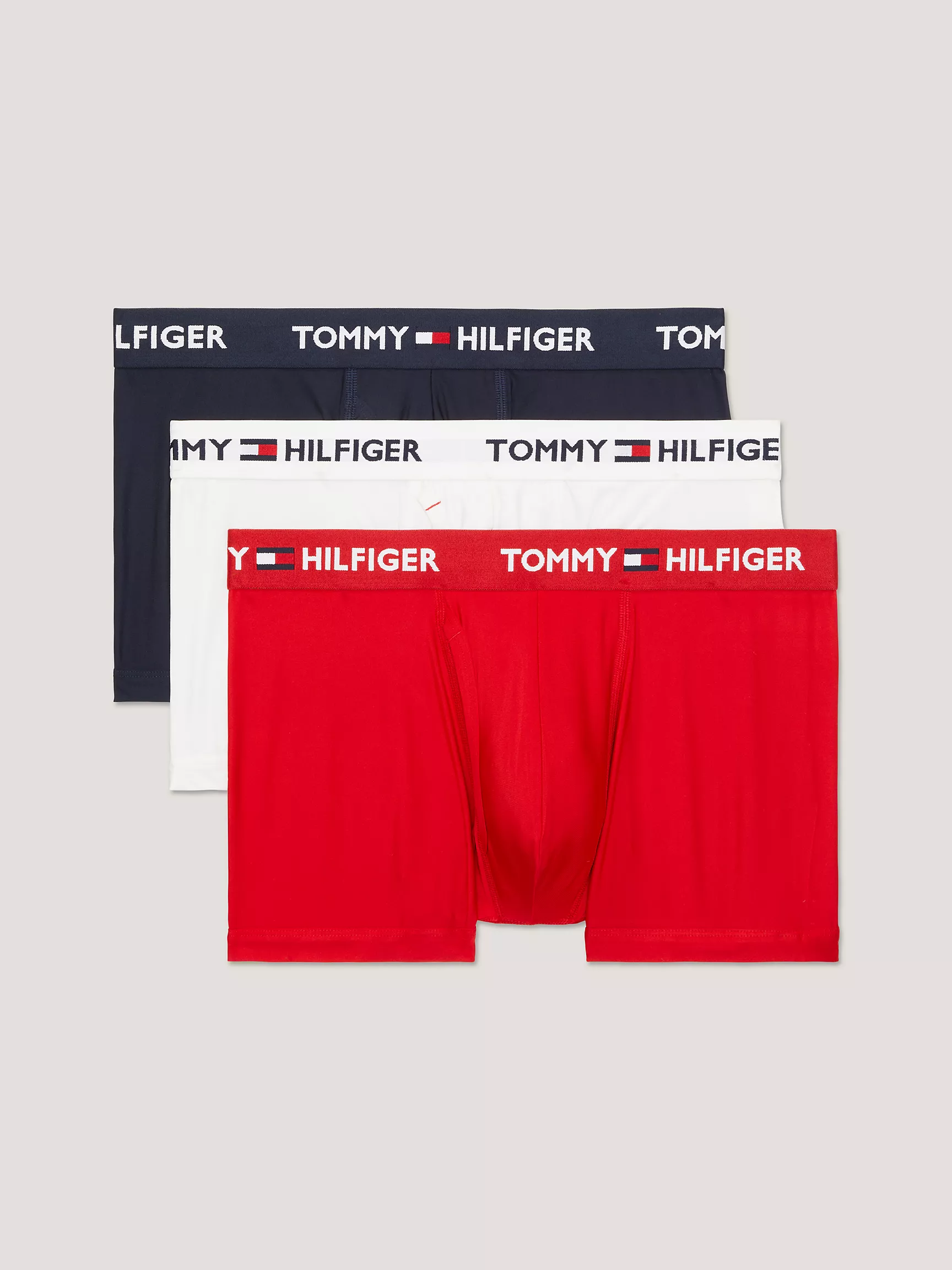 Мужское нижнее белье Tommy Hilfiger, Микрофибровые трусы-боксёры TH (набор 3 шт.)