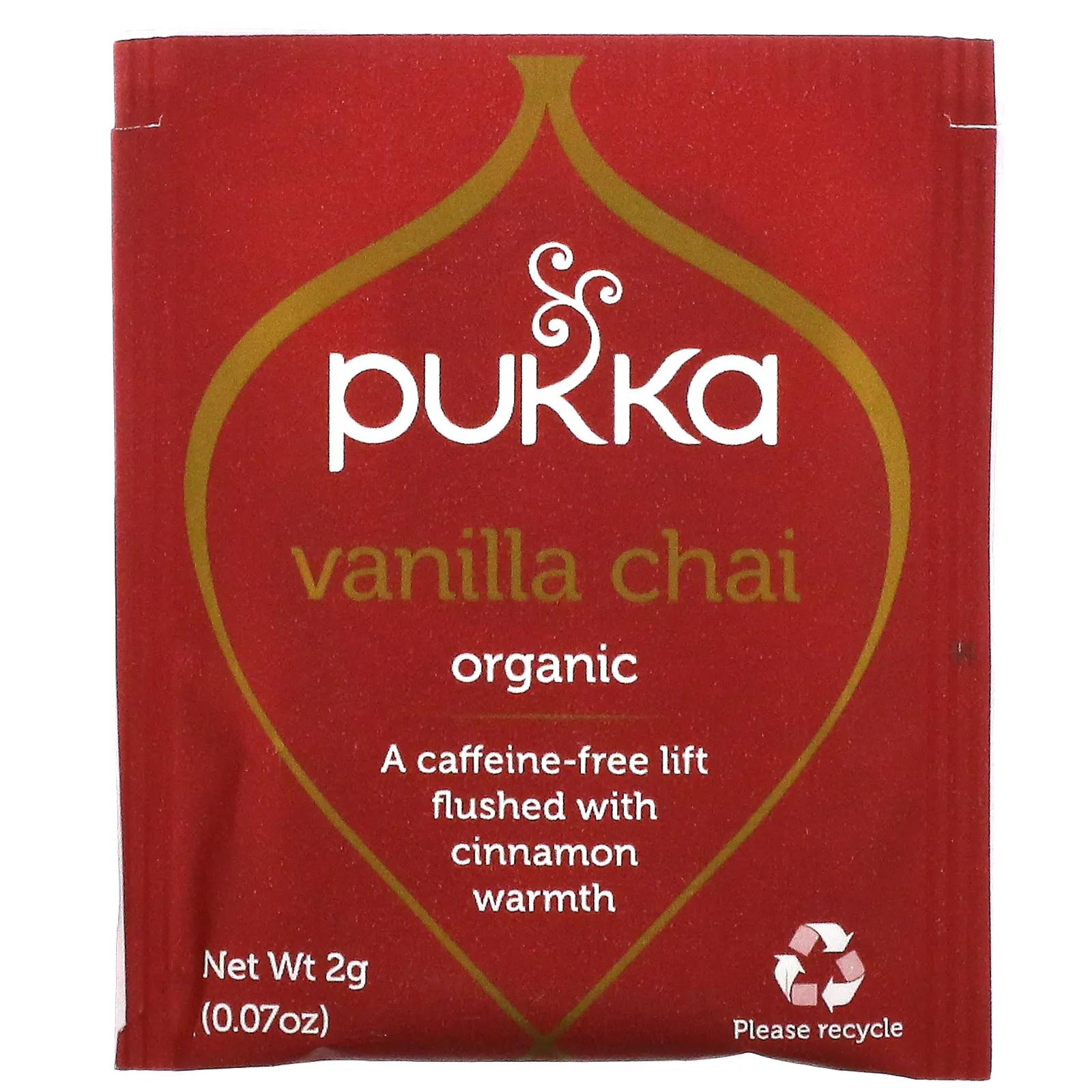 Pukka Herbs, Organic Herbal Tea, ванильный чай, без кофеина, 20 пакетиков, 40 г (1,41 унции)