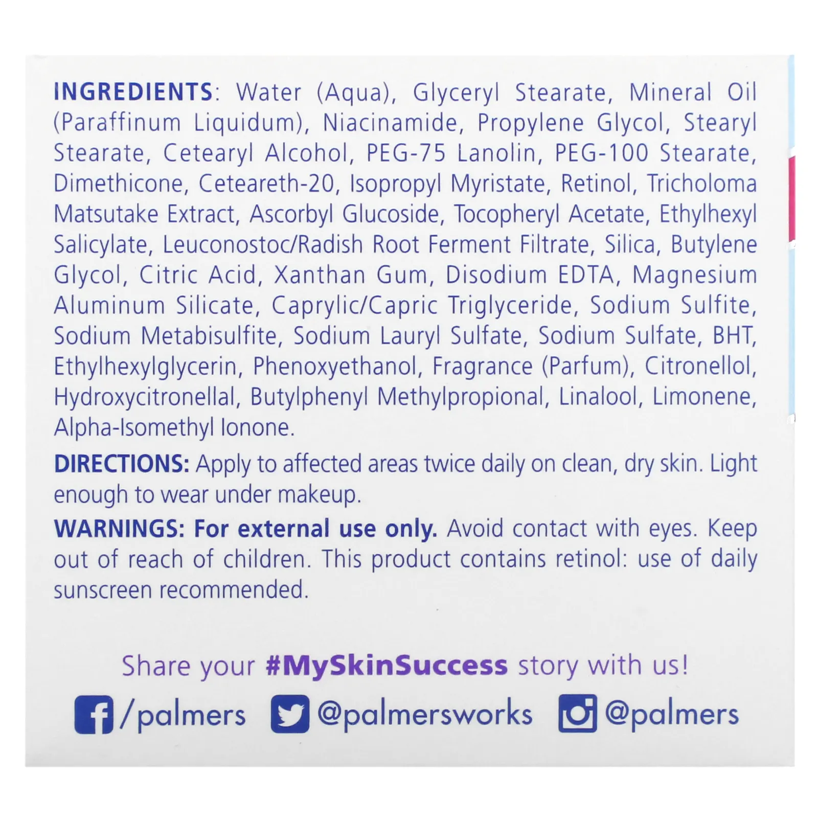 Palmer's, Skin Success with Vitamin E, крем против темных пятен для жирной кожи, 75 г (2,7 унции)