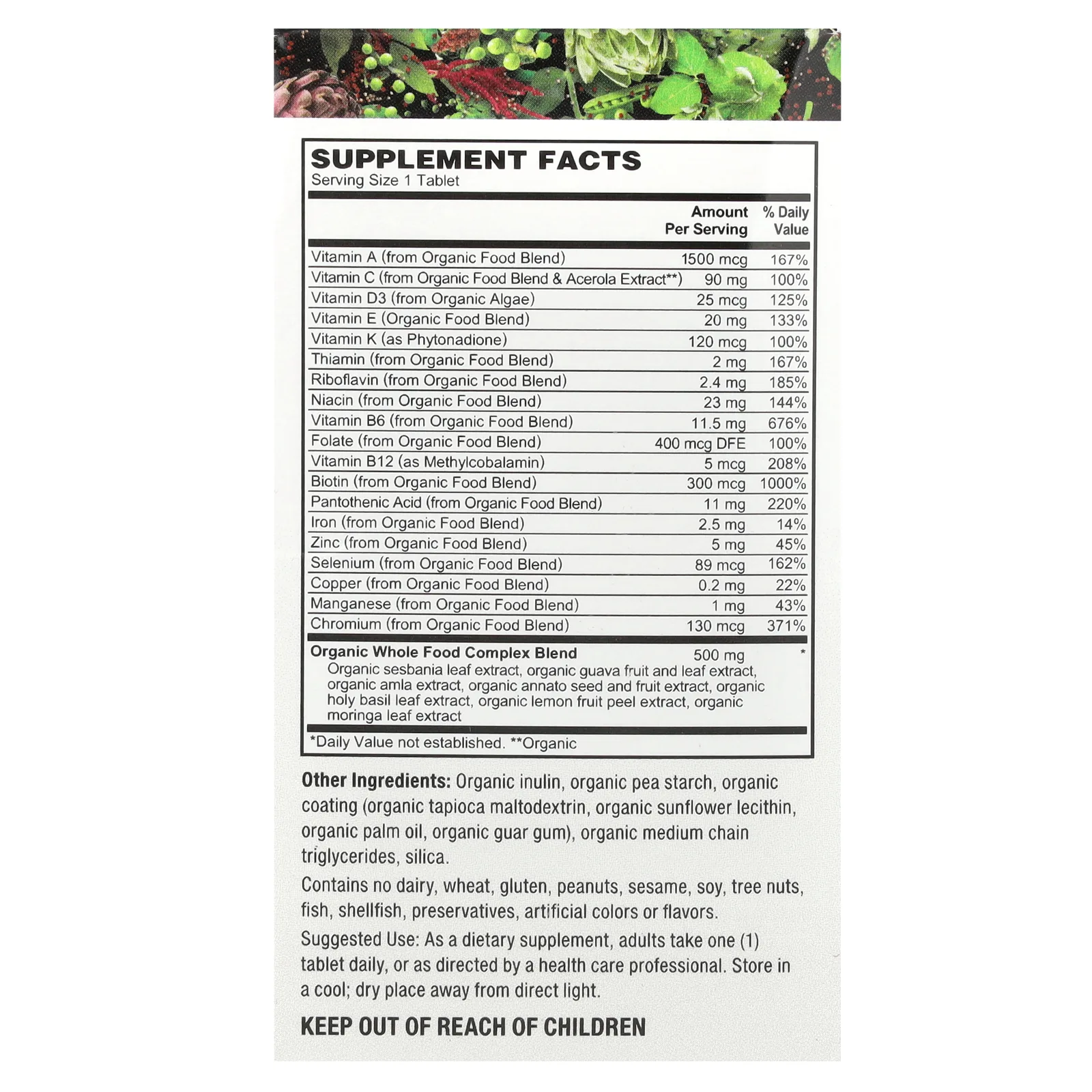 PlantFusion, Мультивитамины для женщин, 60 веганских таблеток