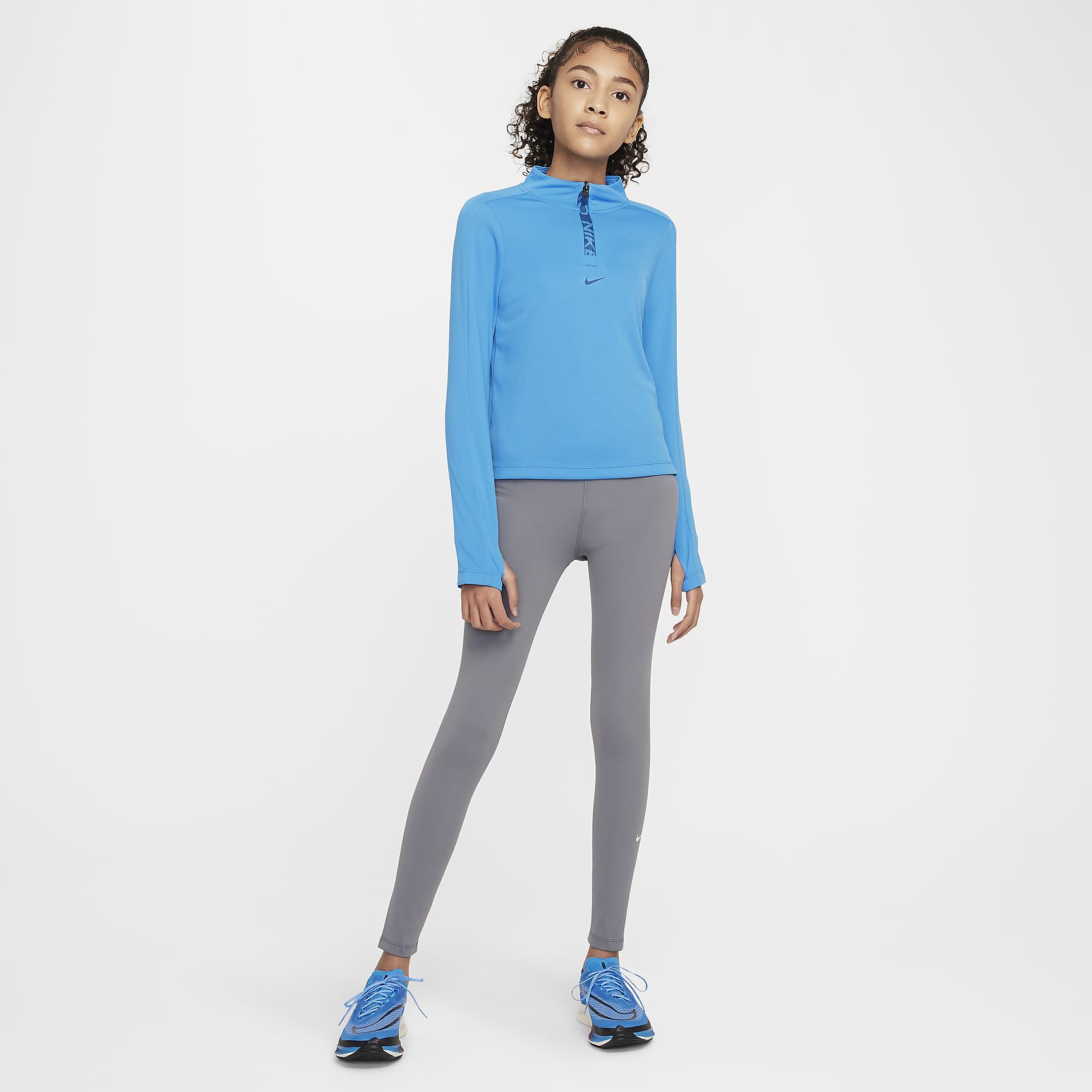 Nike One Big Kids' (Girls') Dri-FIT High-Waisted Leggings