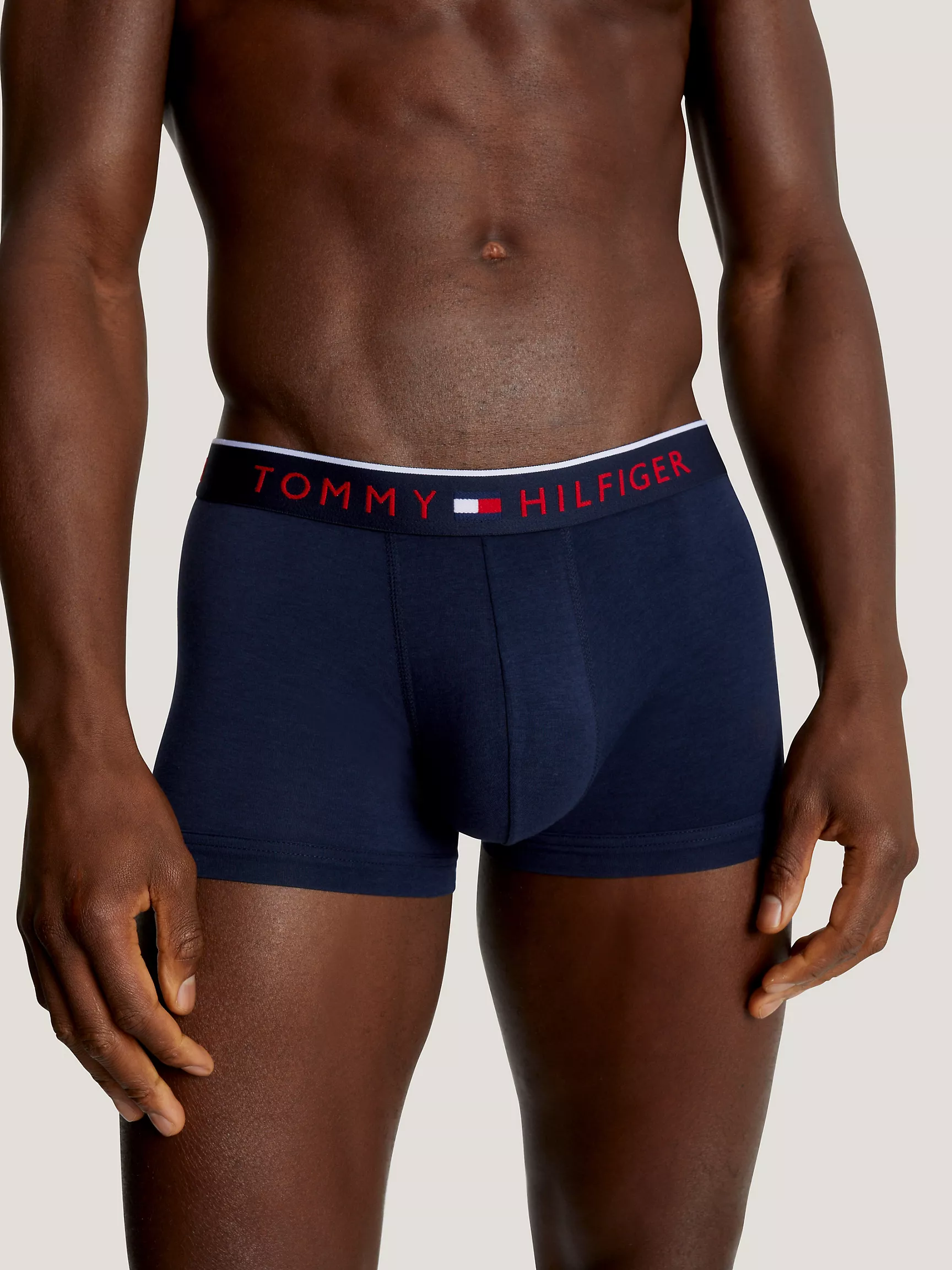Мужское нижнее белье Tommy Hilfiger, Комплект из 3 эластичных трусов Trunk класса люкс