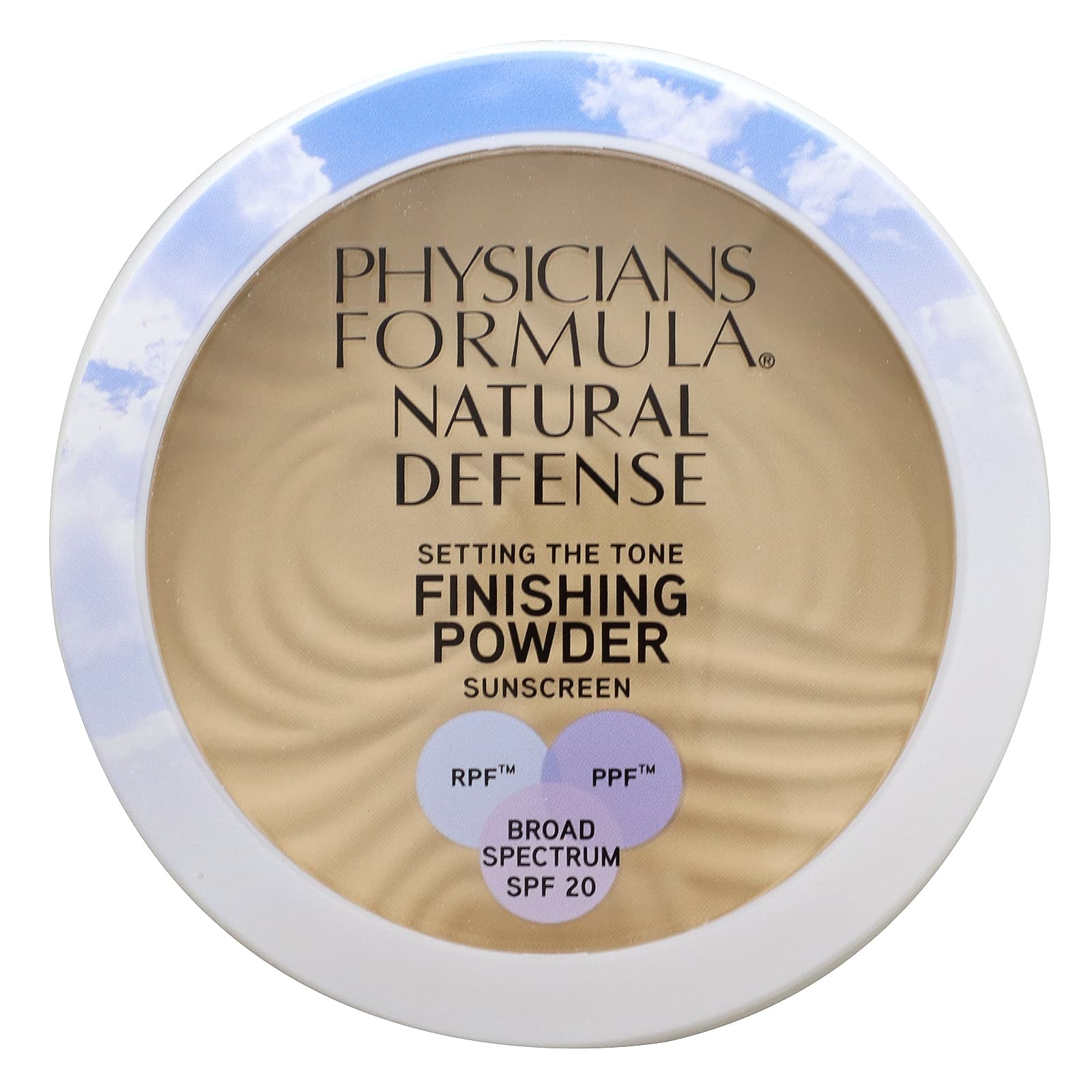 Physicians Formula, Natural Defense, завершающая пудра, SPF 20, легкая, 10 г (0,35 унции)