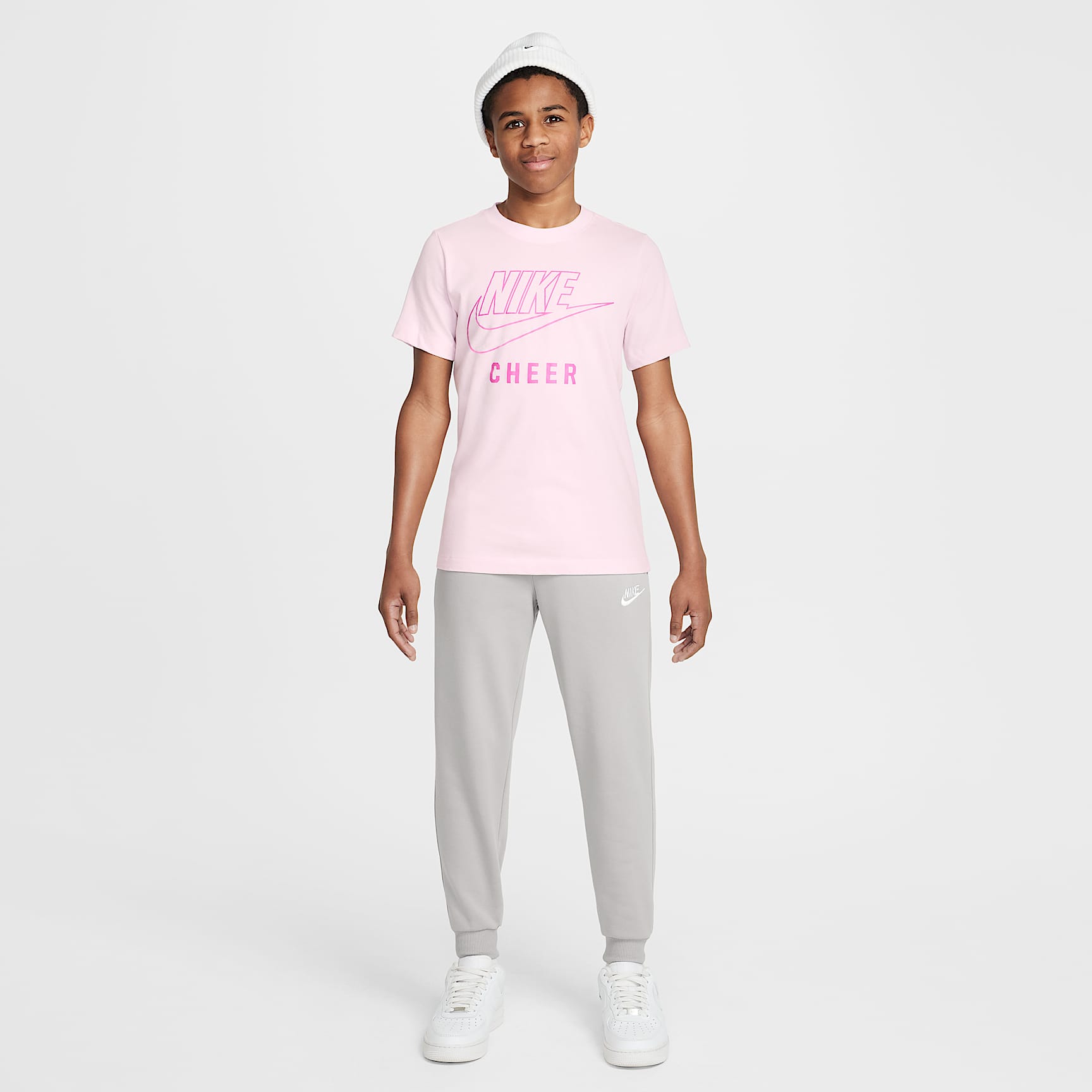 Nike Swoosh Big Kids' Cheer T-Shirt