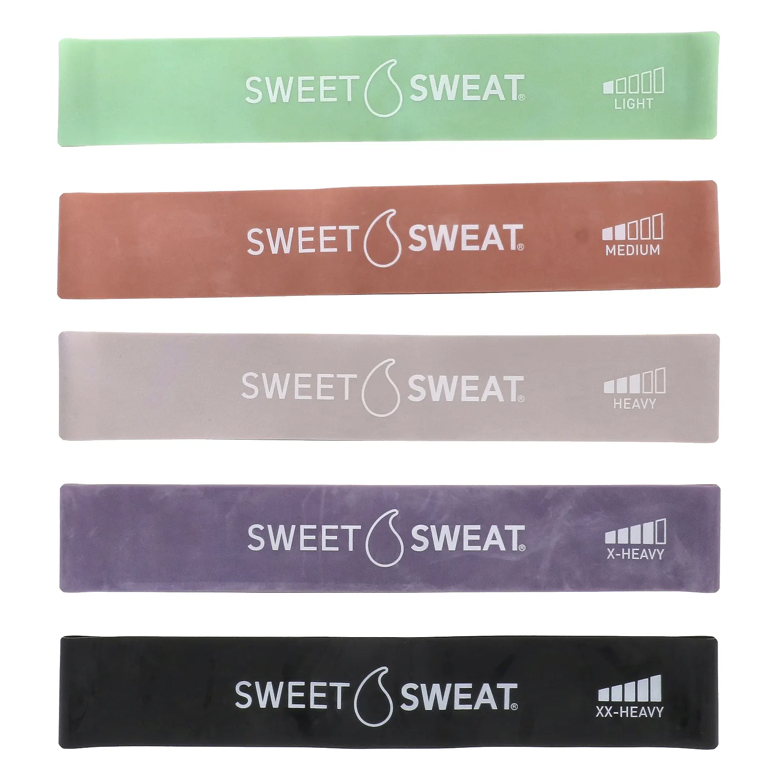 Sports Research, Sweet Sweat, мини-эспандеры, 5 штук