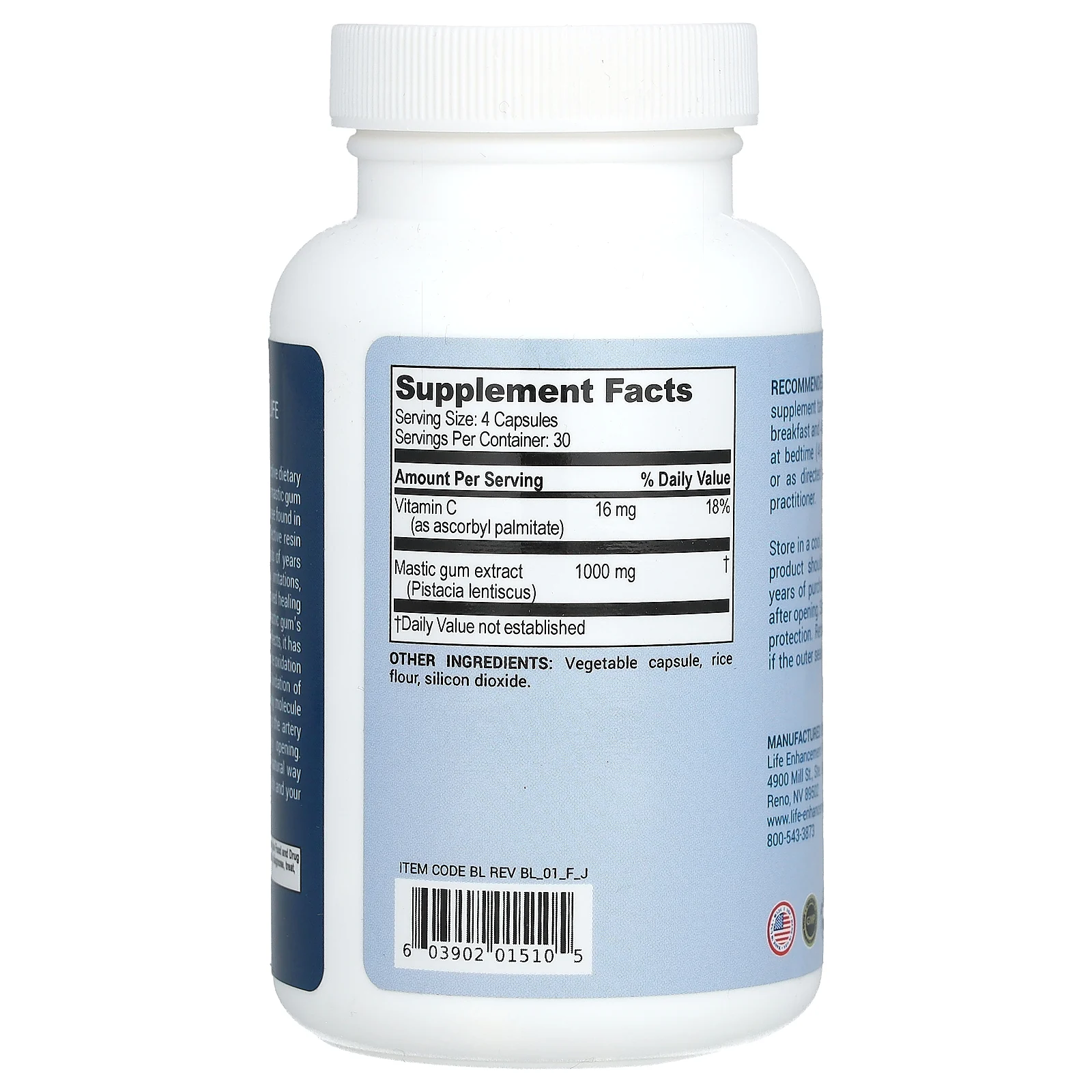 Life Enhancement, Bye-Lori , 120 капсул