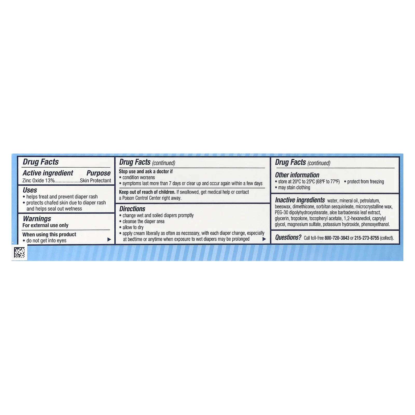 Desitin, Крем от пеленочного дерматита, «Ежедневная защита», 113 г (4 унции)