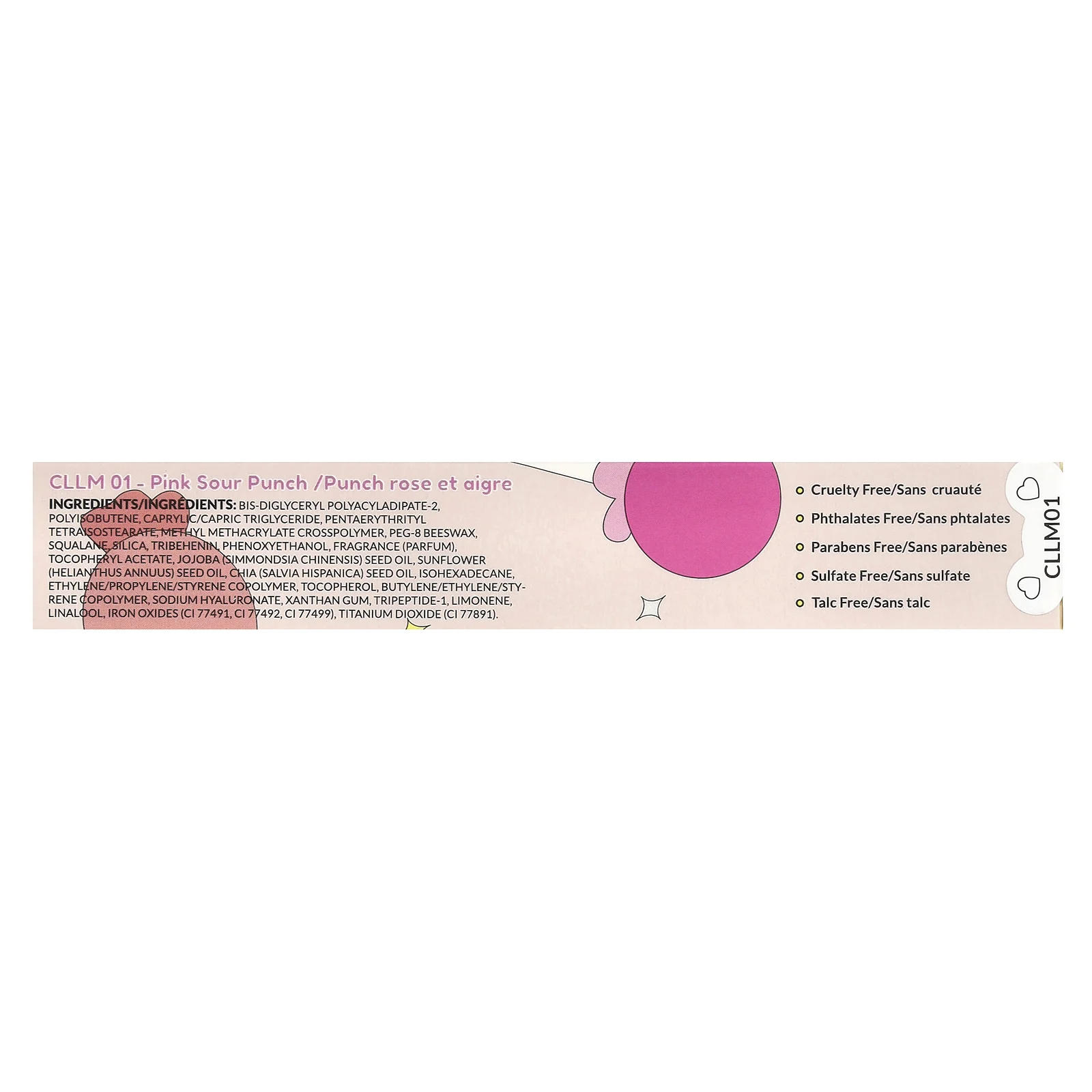 KimChi Chic Beauty, Candy Lips Lip Mask®, CLLM 01 Pink Sour Punch, 2,7 г (0,09 унции)