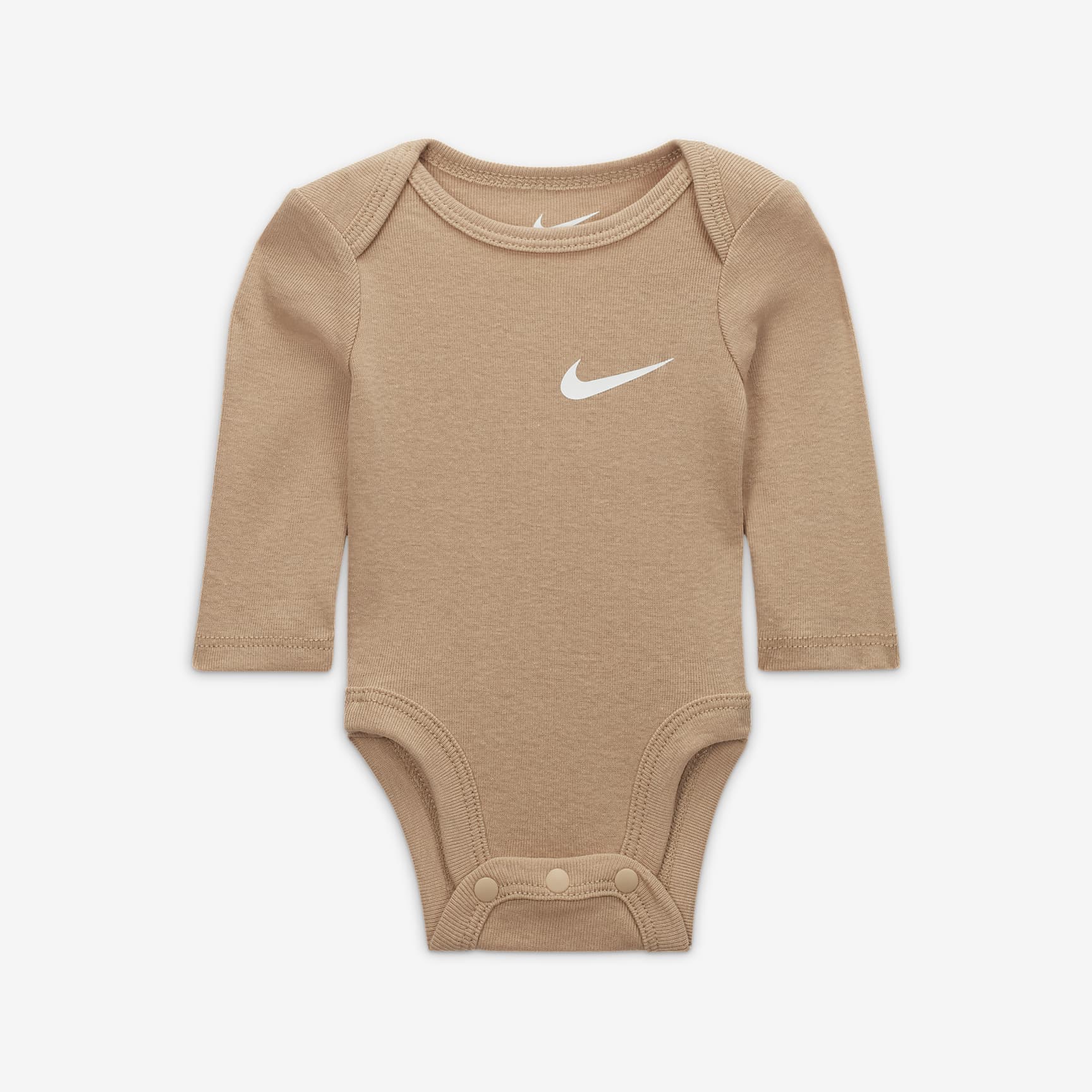 Nike Essentials Baby (0-9M) 3-Pack Long Sleeve Bodysuits