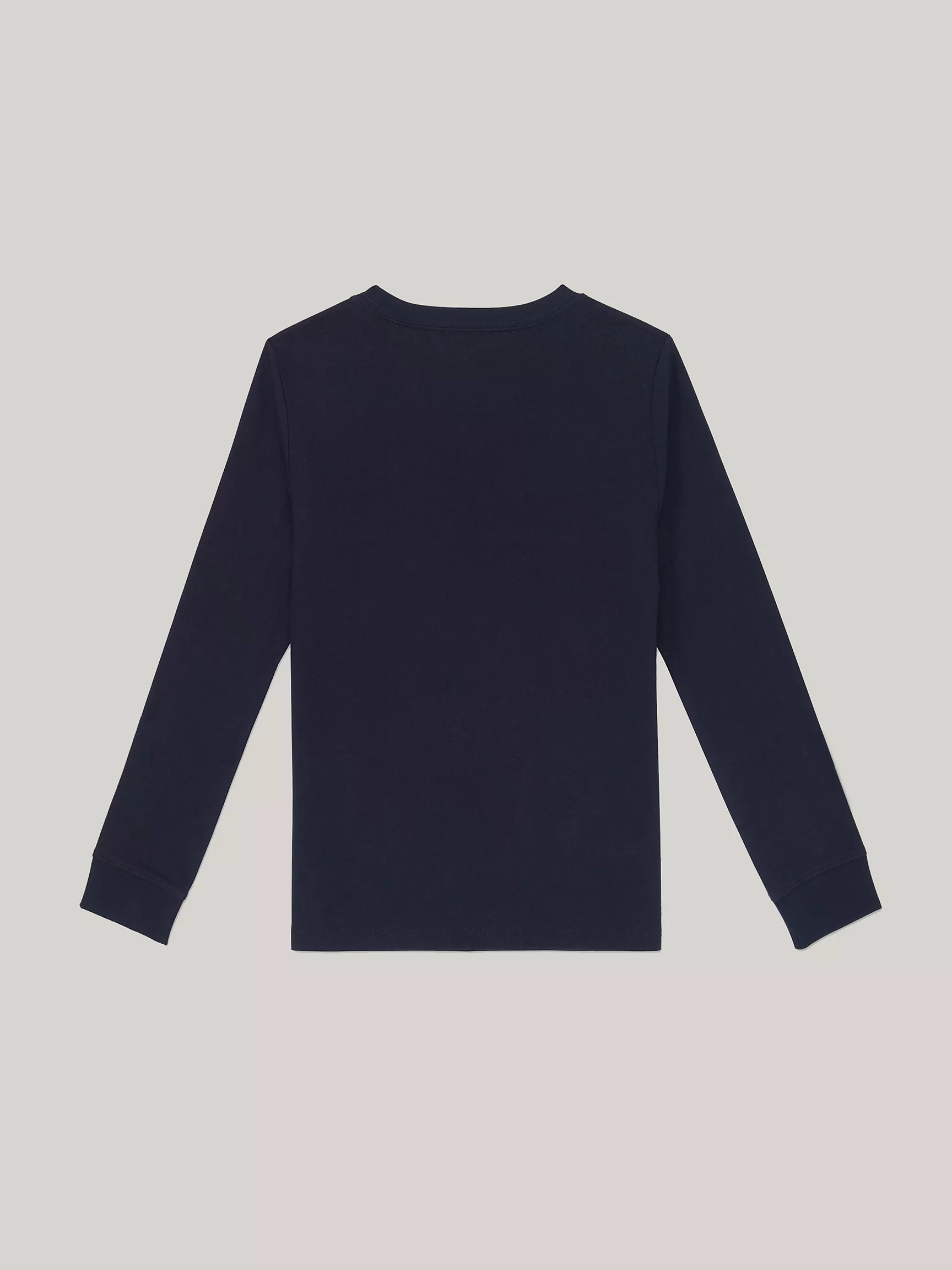 Футболка Tommy Hilfiger для мальчиков, Детская футболка с длинным рукавом и флаговыми полосками