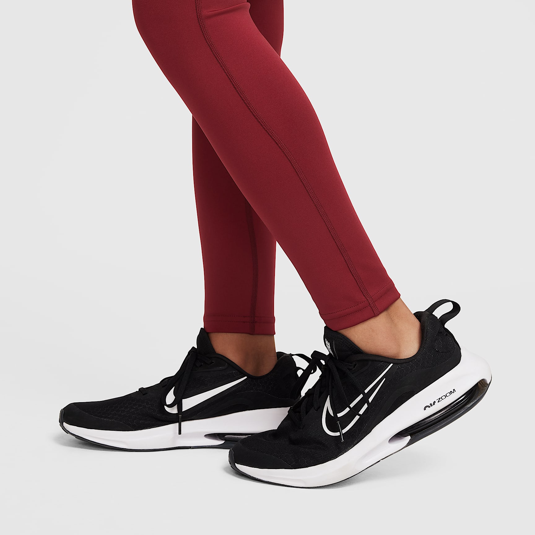 Nike Pro Girls' Dri-FIT Mid-Rise Leggings