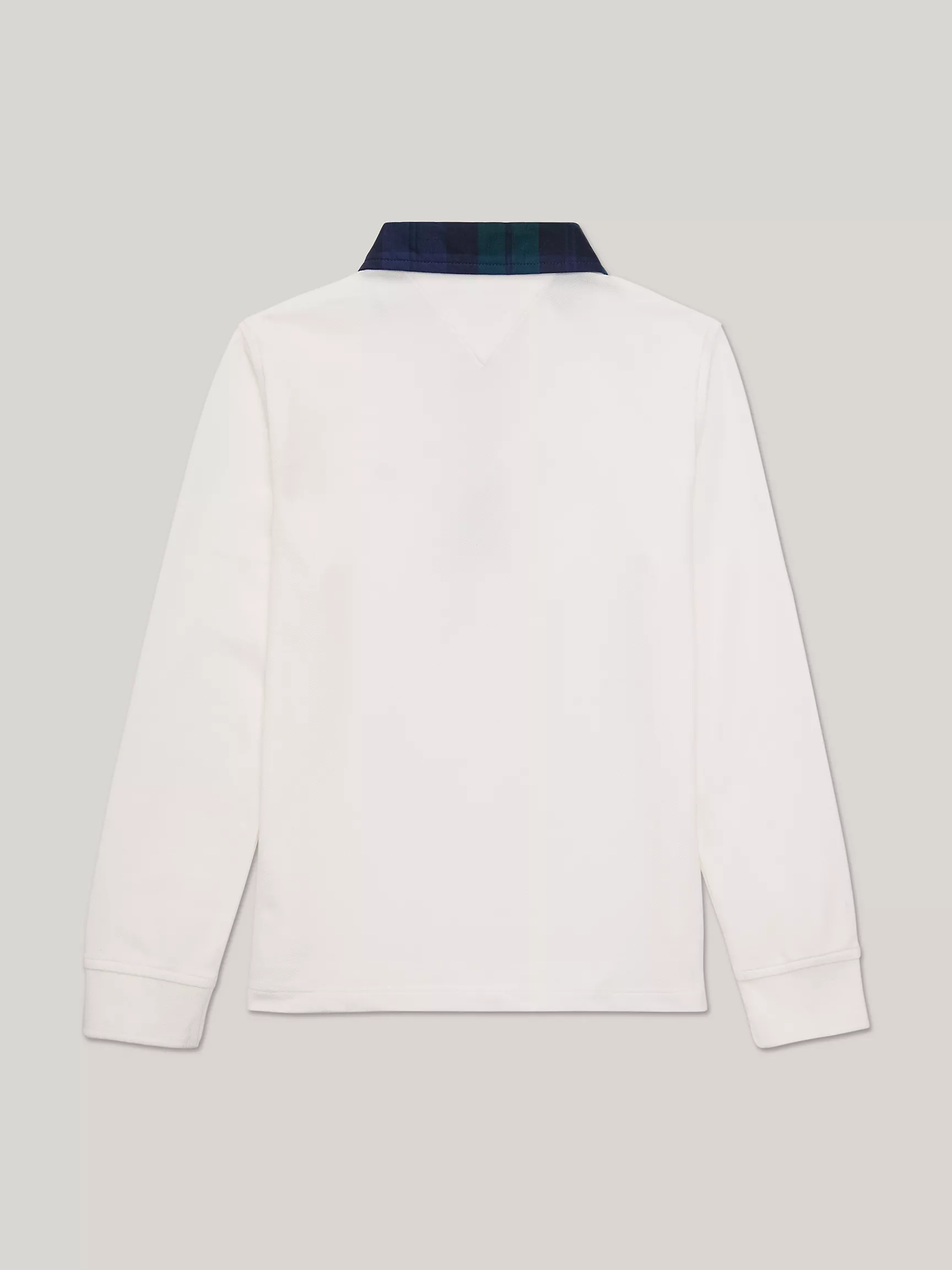 Рубашка-поло для мальчиков Tommy Hilfiger, Детское поло с длинным рукавом и клетчатым воротником