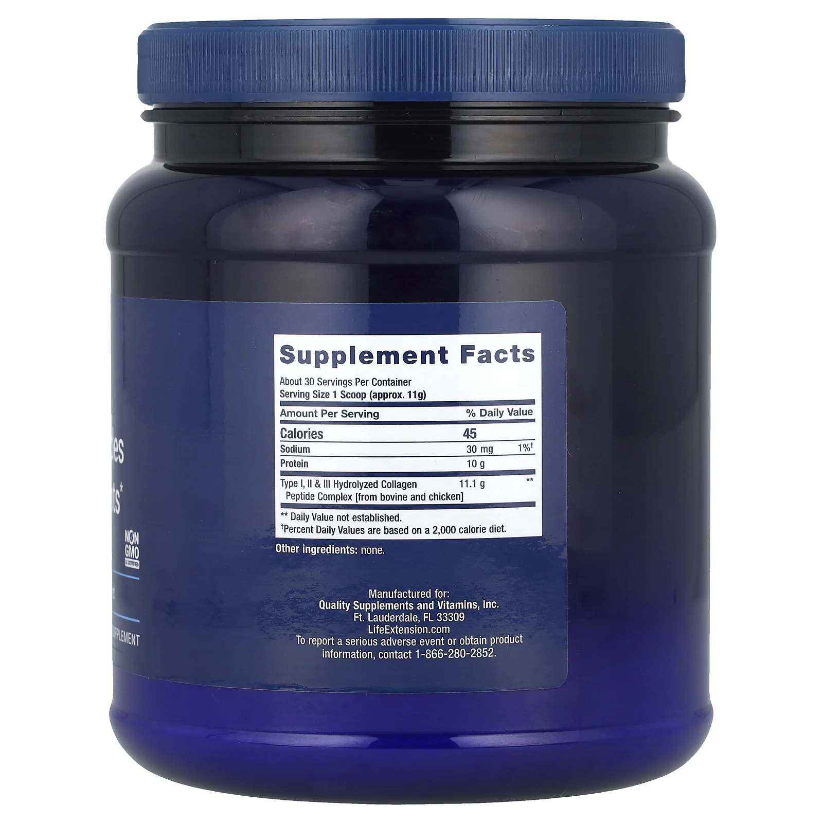 Life Extension, Collagen Peptides For Skin & Joints, смесь мультиколлагеновых пептидов, 343 г (12 унций)