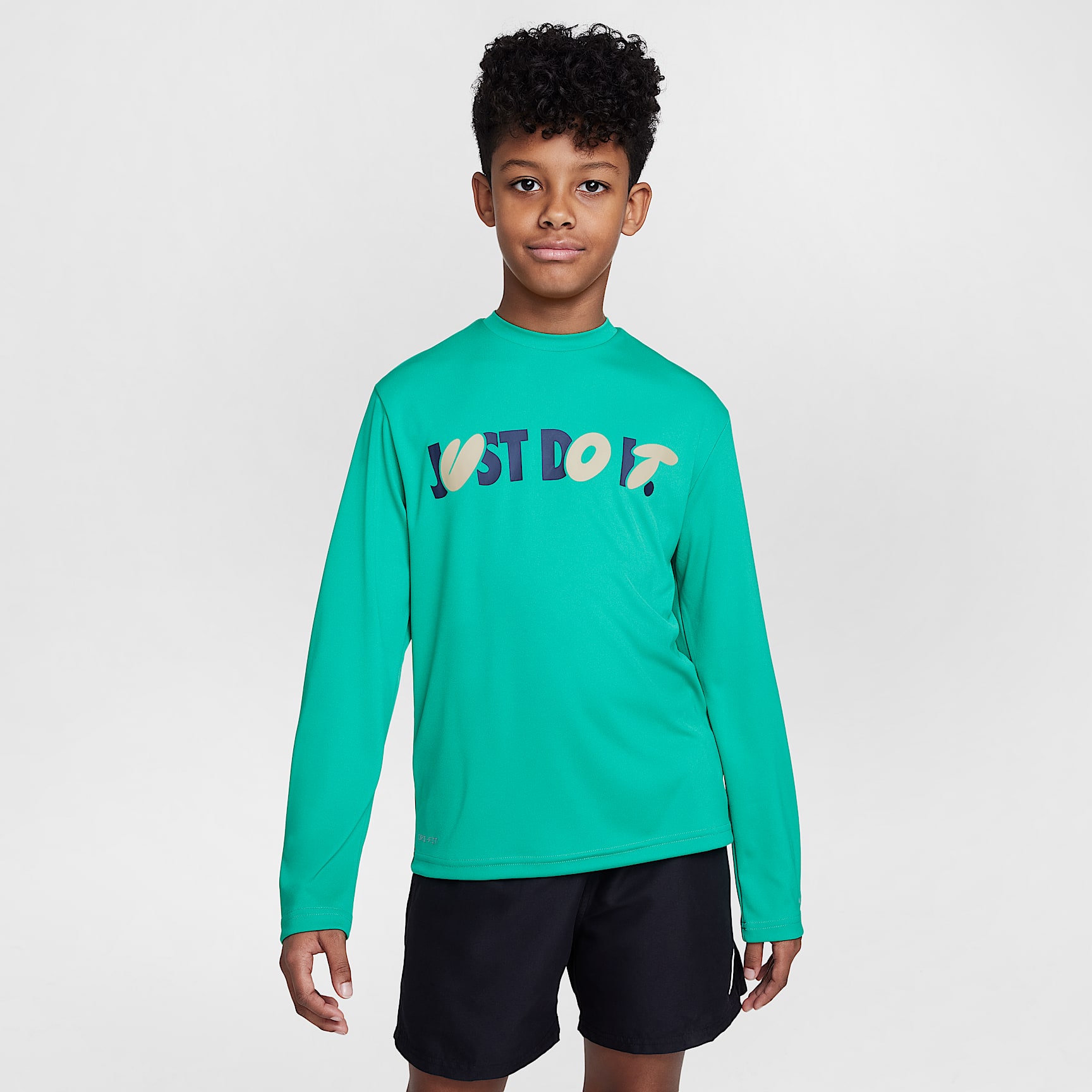Nike Swim Hydroguard Big Kids' (Boys') Dri-FIT Long-Sleeve Top