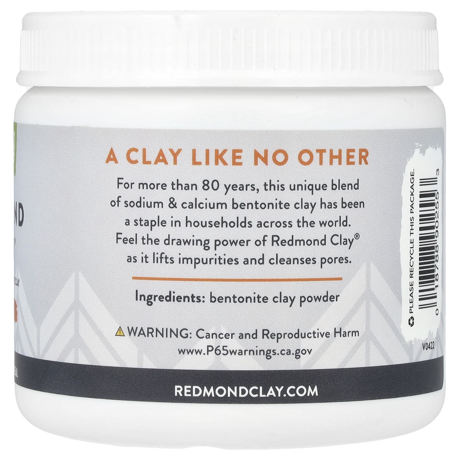 Redmond Trading Company, Бентонитовая глина, 284 г (10 унций)