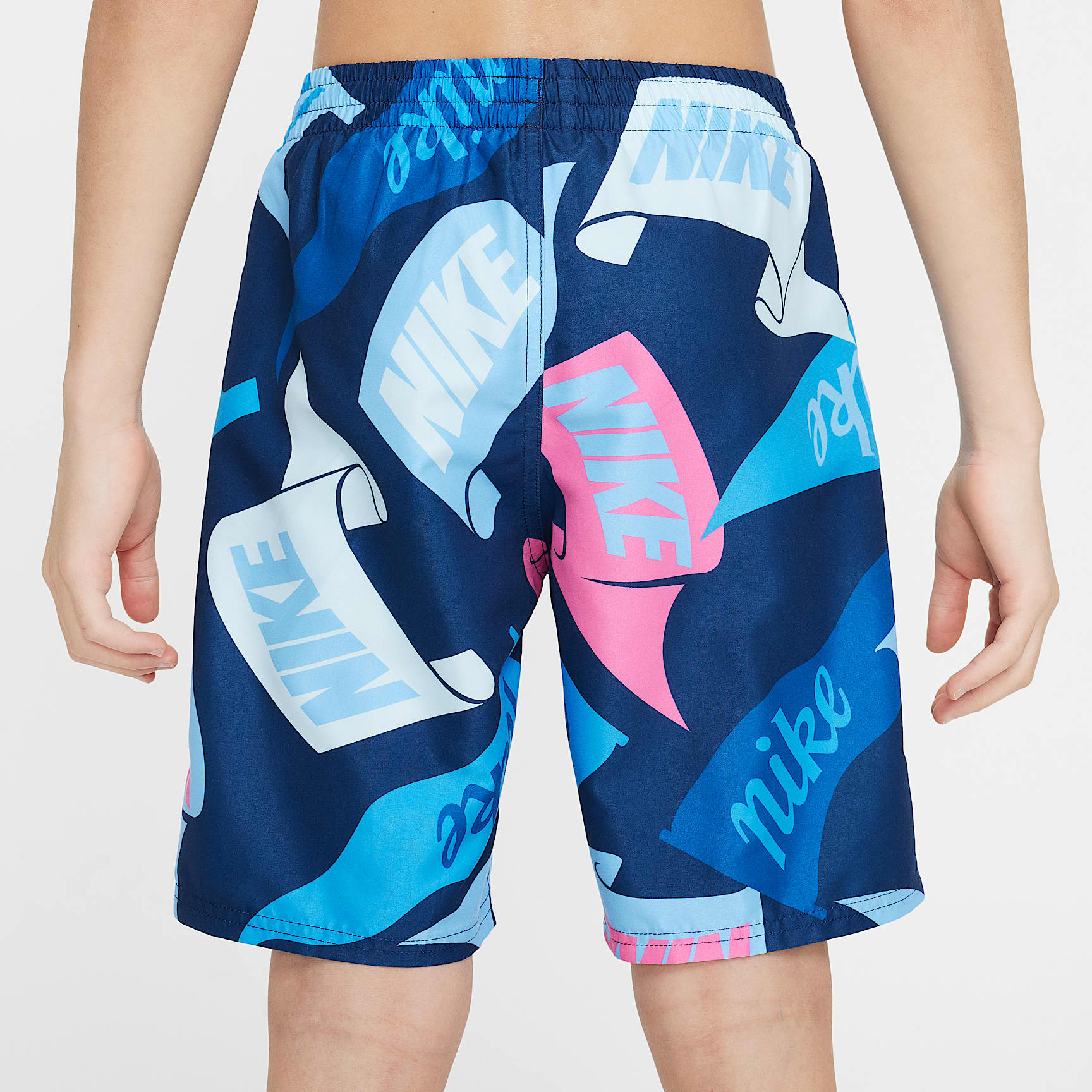 Nike Swim Breaker Big Kids' (Boys') 7" Brief-Lined Volley Shorts