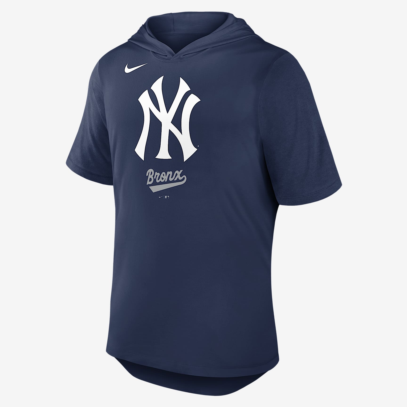 New York Yankees Logo Men's Nike Dri-FIT MLB Hooded T-Shirt