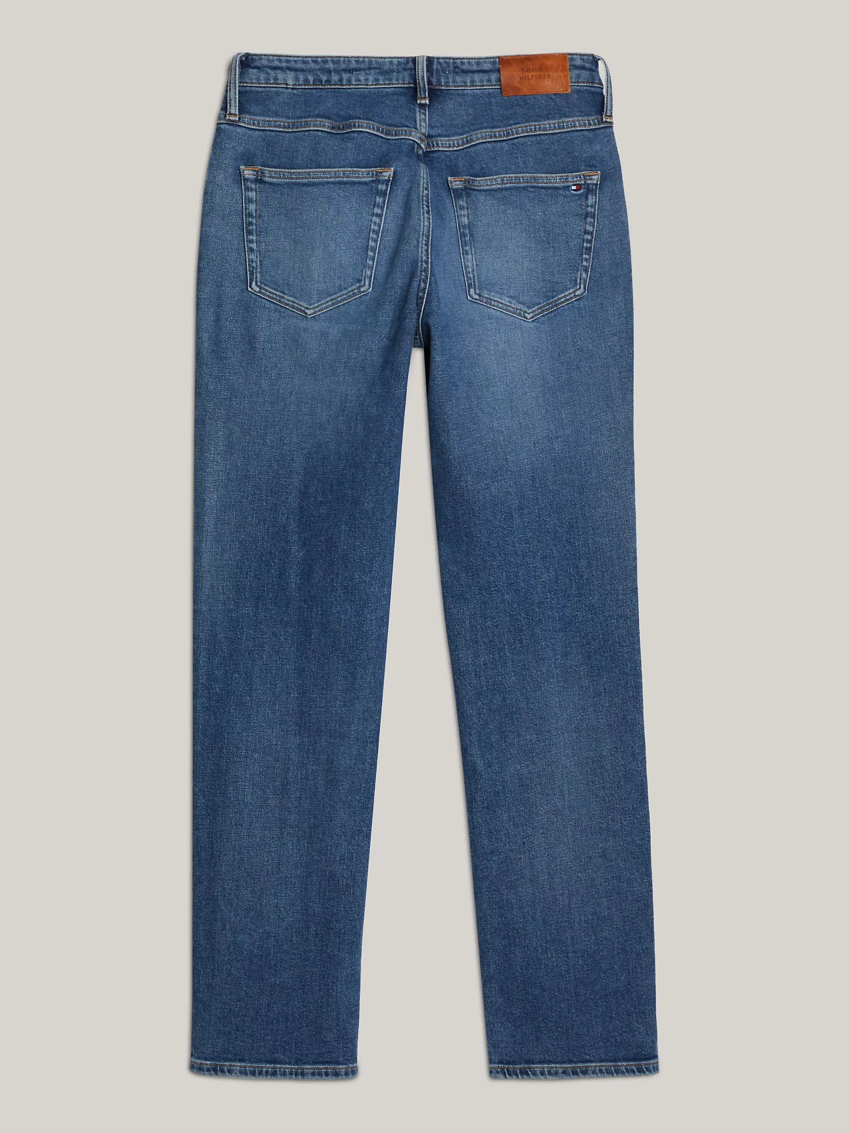 Женские джинсы Tommy Hilfiger, Джинсы средней посадки, светлой стирки, прямого кроя