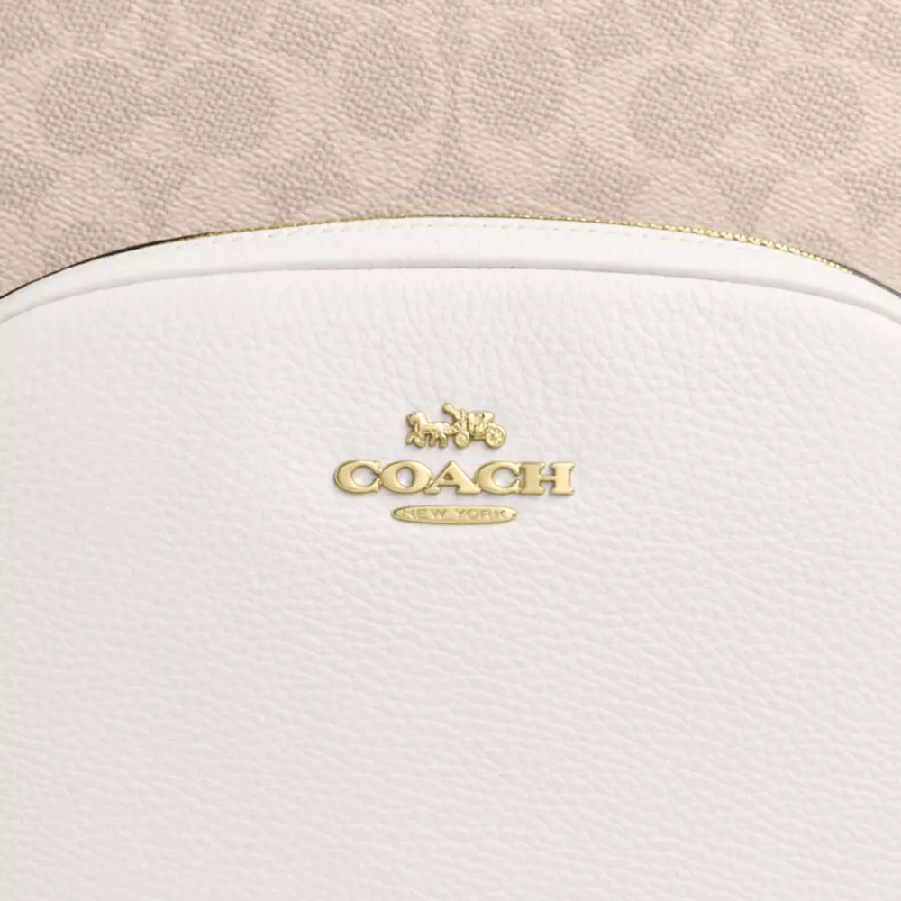 Рюкзак COACH Large Court Backpack In Signature Canvas