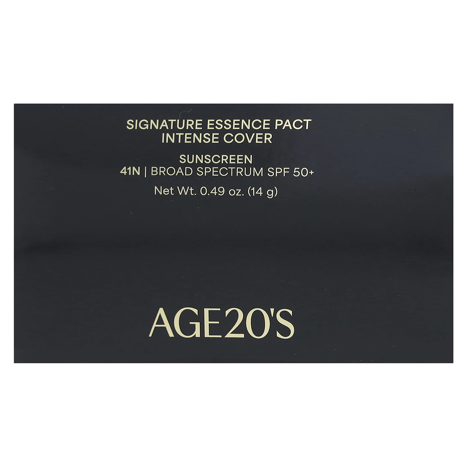 AGE20'S, Signature Essence Pact, Intense Cover, SPF 50+, 41N, 14 г (0,49 унции)
