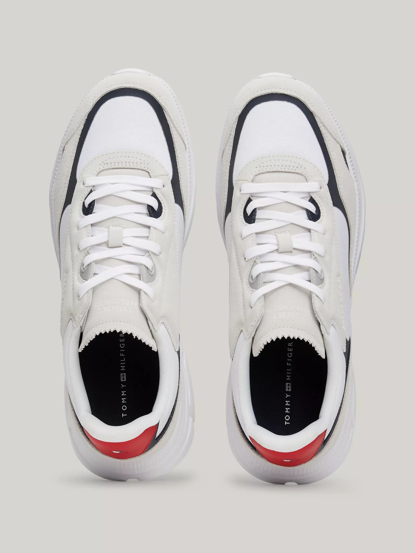 Мужские кроссовки Tommy Hilfiger, Кроссовки Hilfiger с замшевыми вставками и массивной подошвой