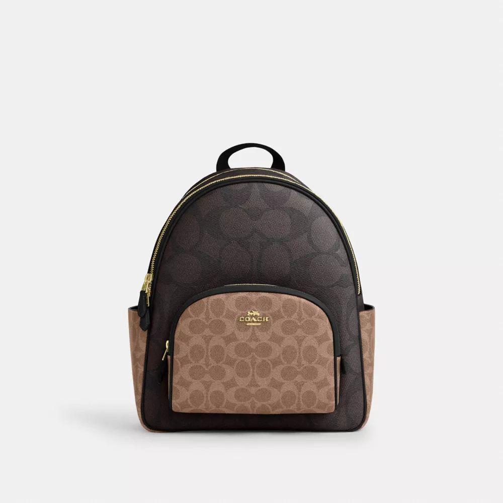 Рюкзак COACH Court Backpack In Blocked Signature Canvas