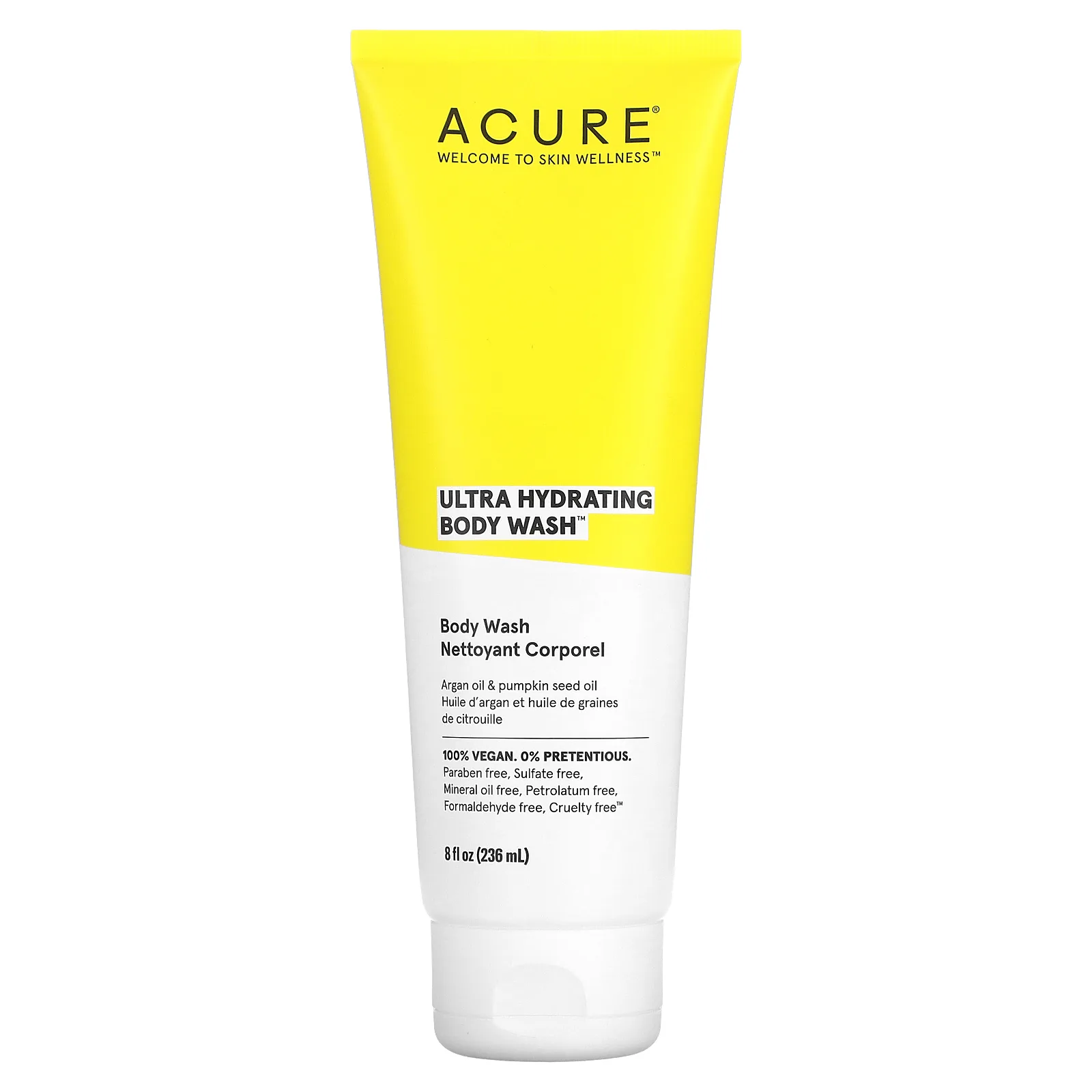 ACURE, Ultra Hydrating, гель для душа, аргановое масло и масло тыквенных семечек, 236 мл (8 жидк. Унций)