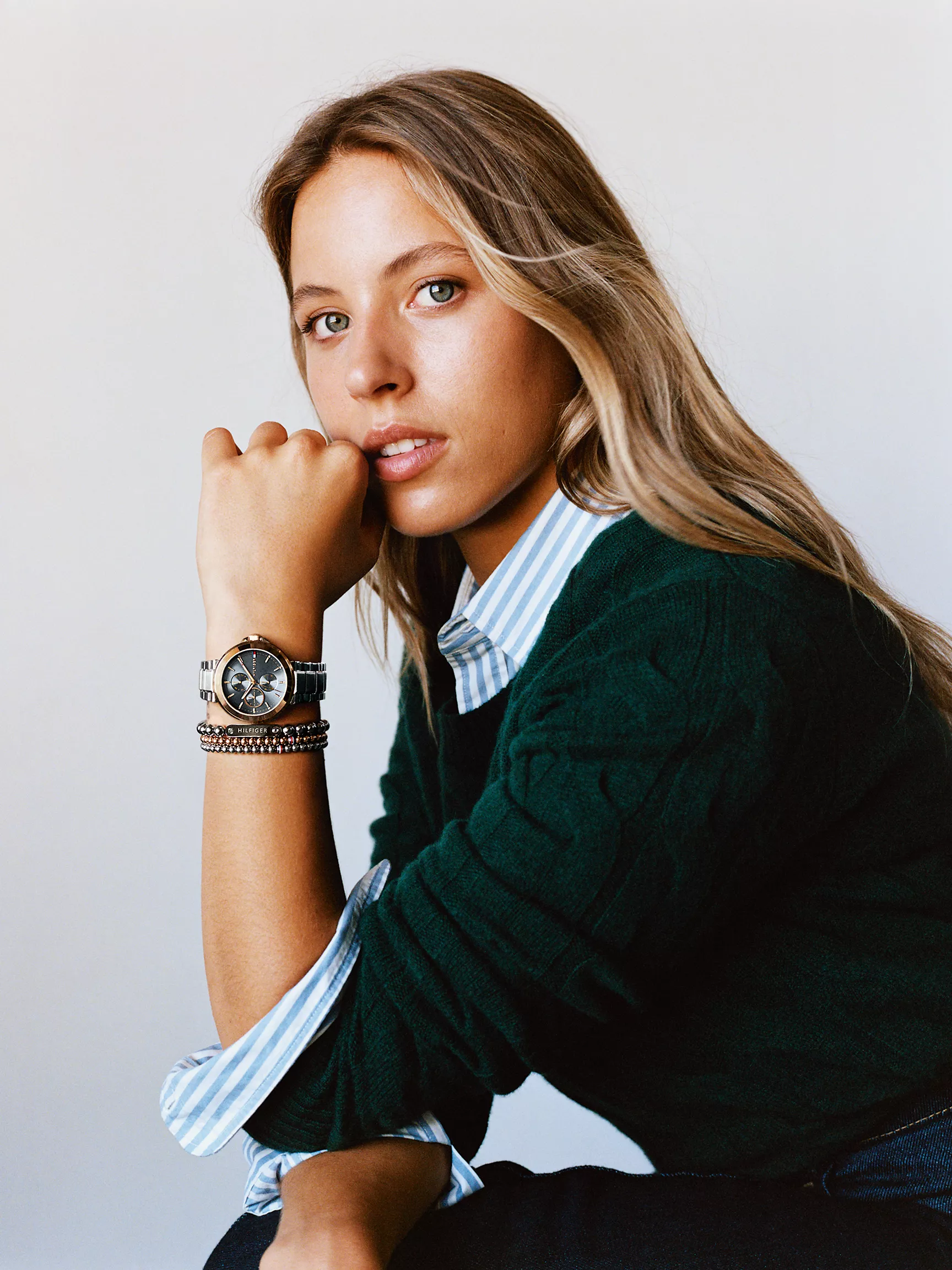 Женский браслет Tommy Hilfiger, Браслет с металлическими бусинами Monotype