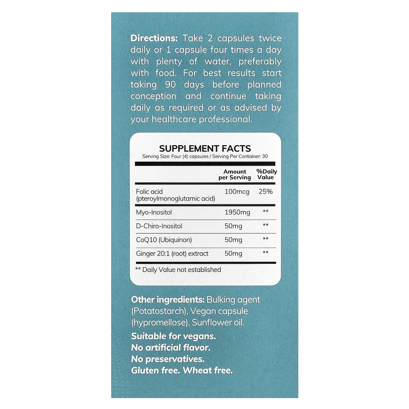 Conceive Plus, Поддержка овуляции для женщин, 120 веганских капсул