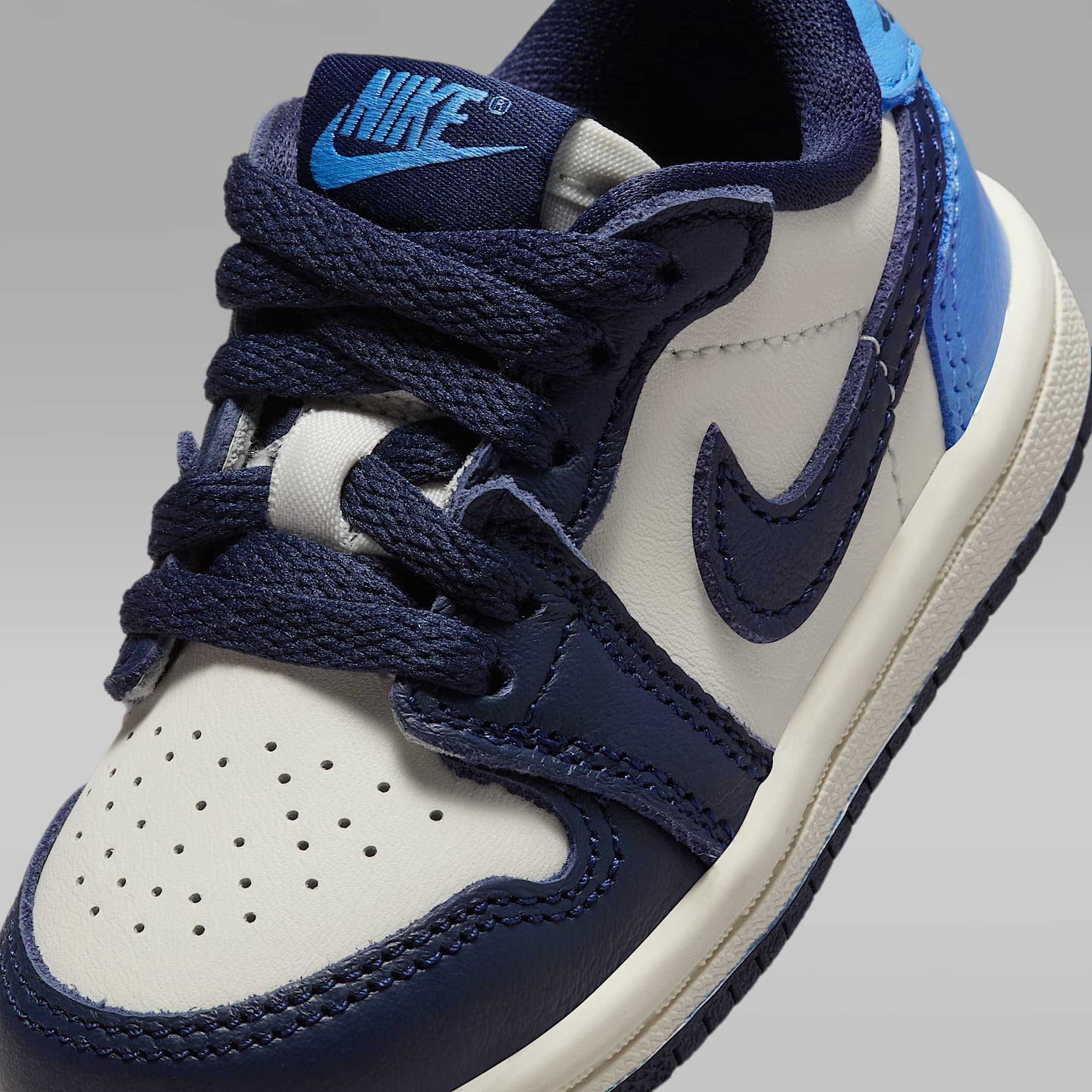 Jordan 1 Retro Low "Obsidian" Baby/Toddler Shoes