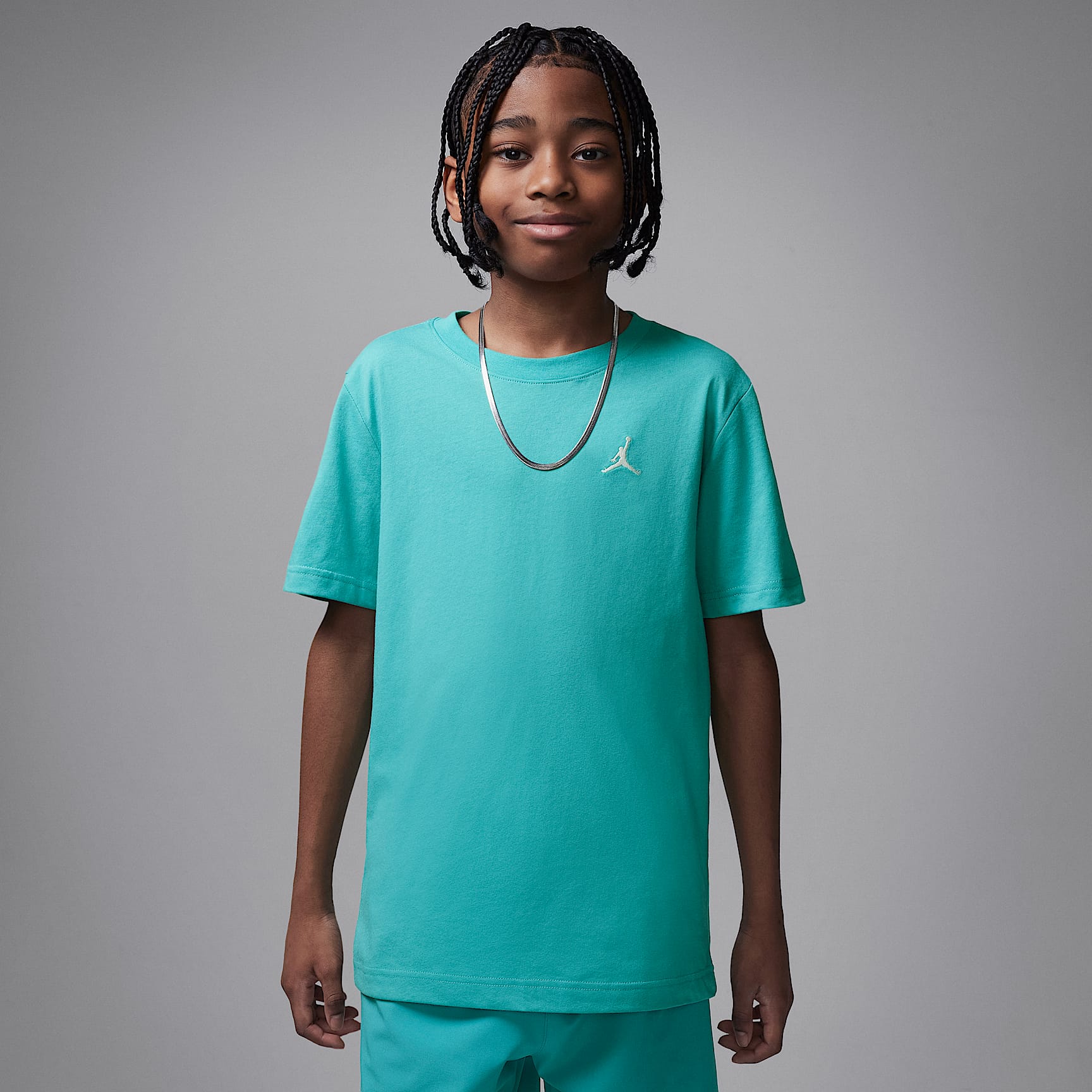 Jordan Big Kids' Jumpman Air Embroidered T-Shirt