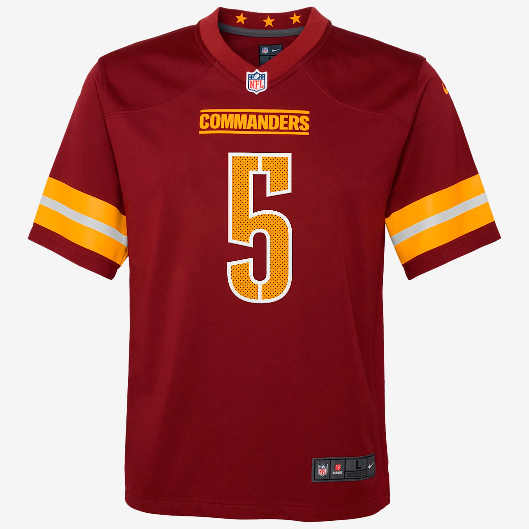 Jayden Daniels Washington Commanders Big Kids' Nike NFL Game Jersey