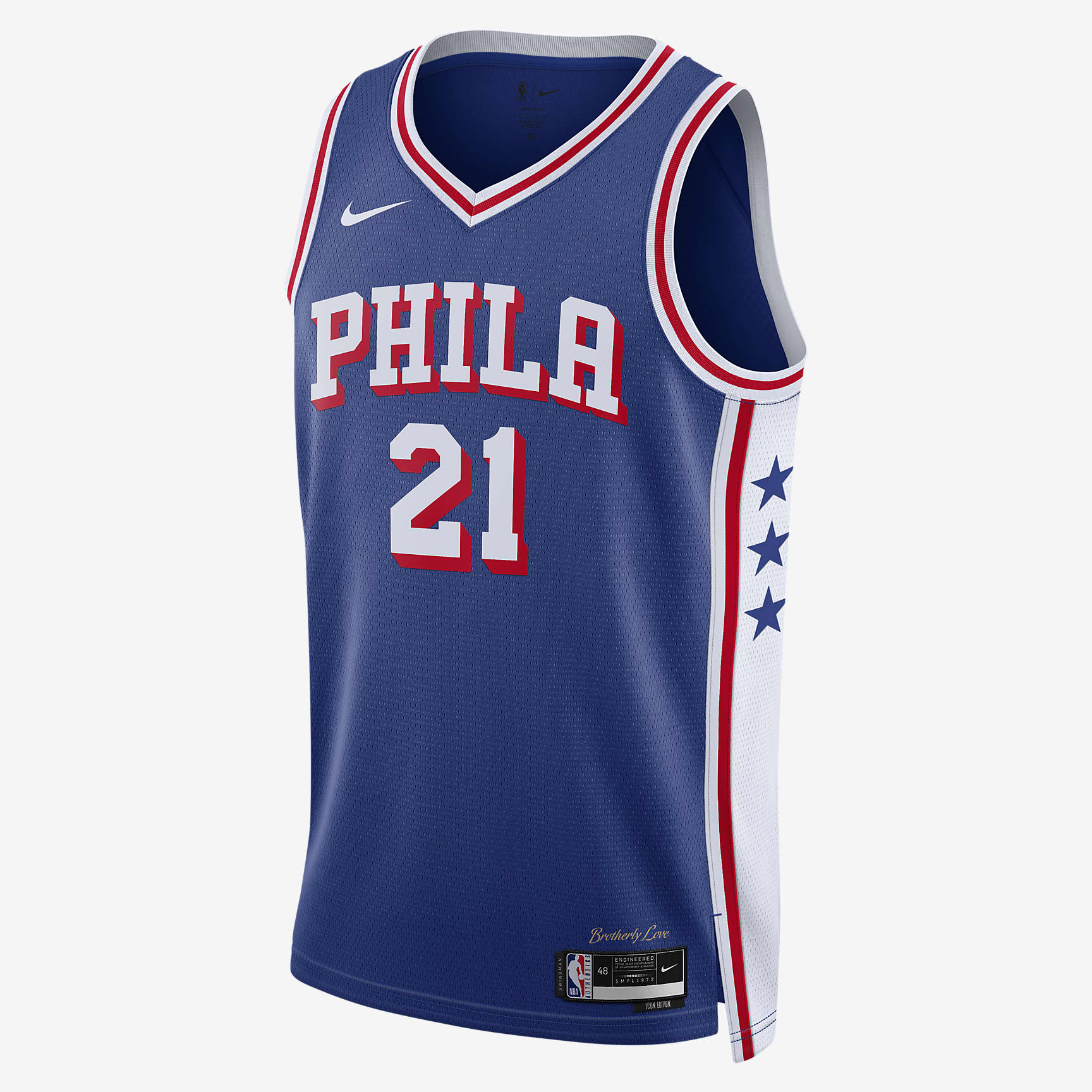 Joel Embiid Philadelphia 76ers 2023/24 Icon Edition Men's Nike Dri-FIT NBA Swingman Jersey