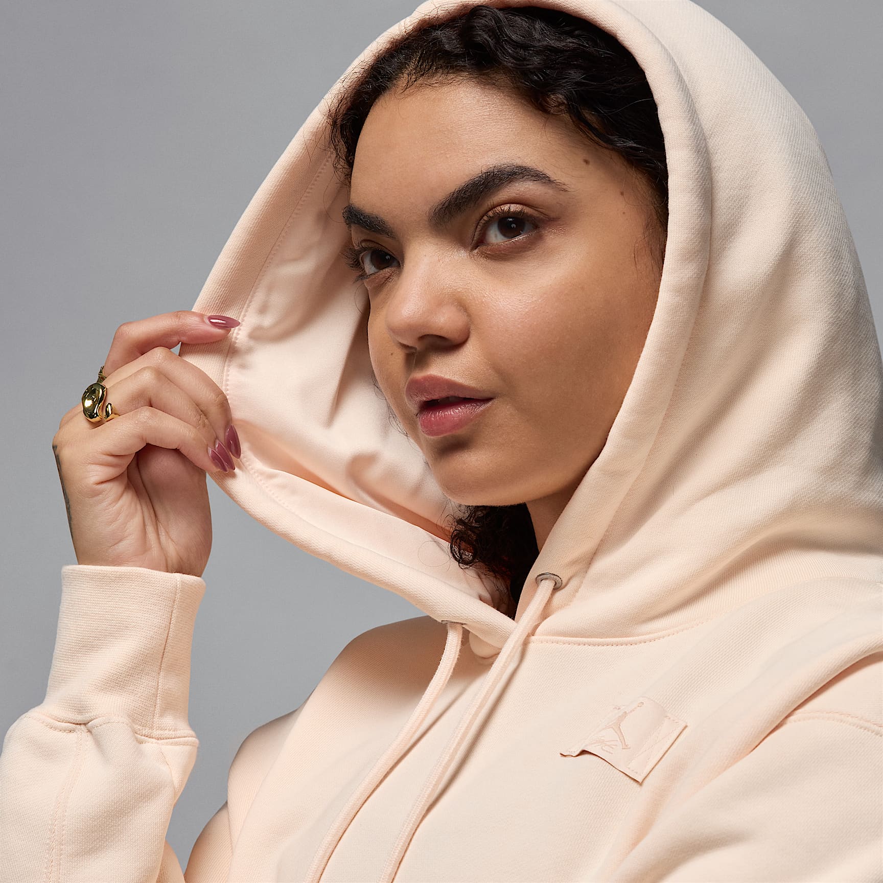 Jordan Flight Fleece Women's Satin-Lined Pullover Hoodie