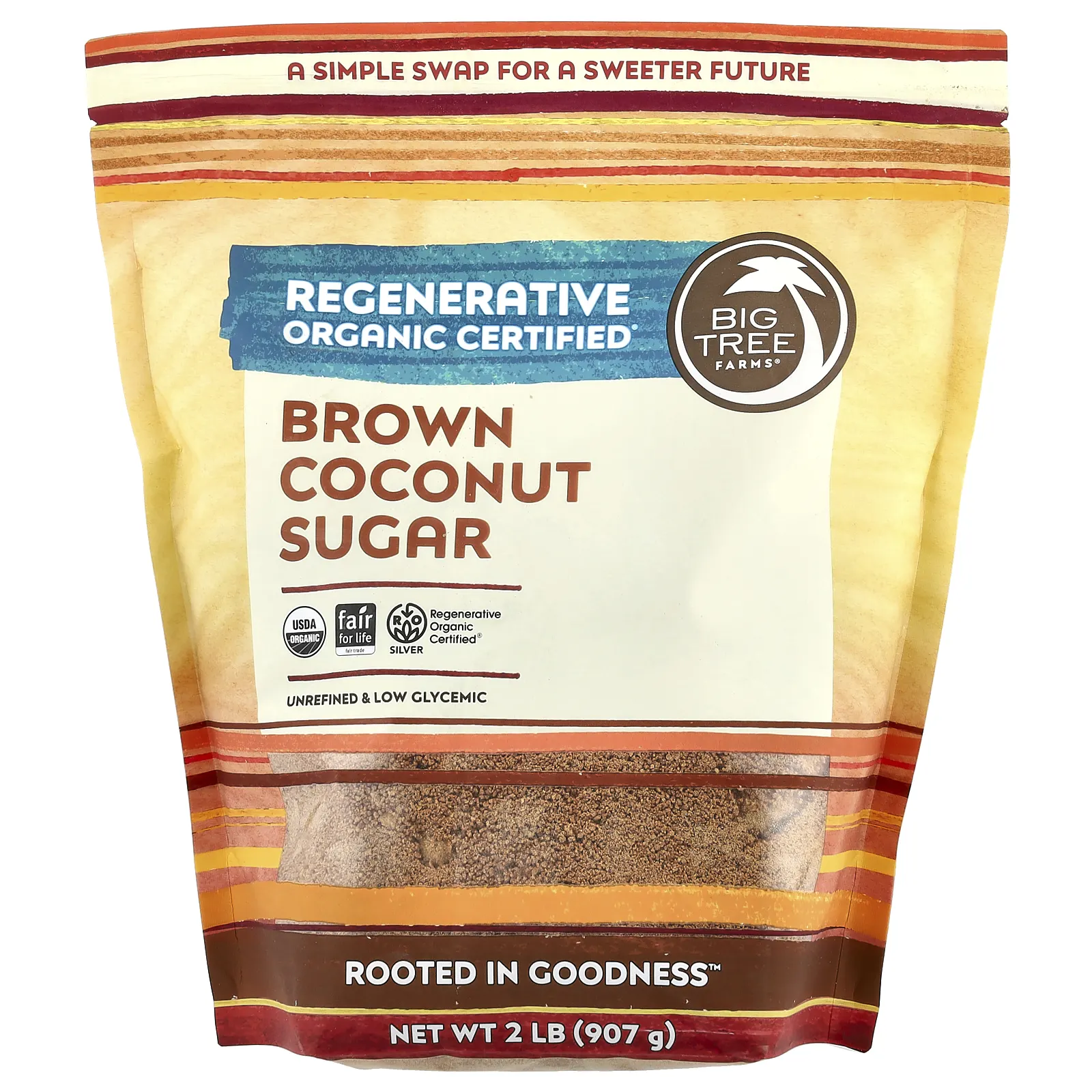 Big Tree Farms, органический кокосовый сахар, блонд, 907 г (32 унции)