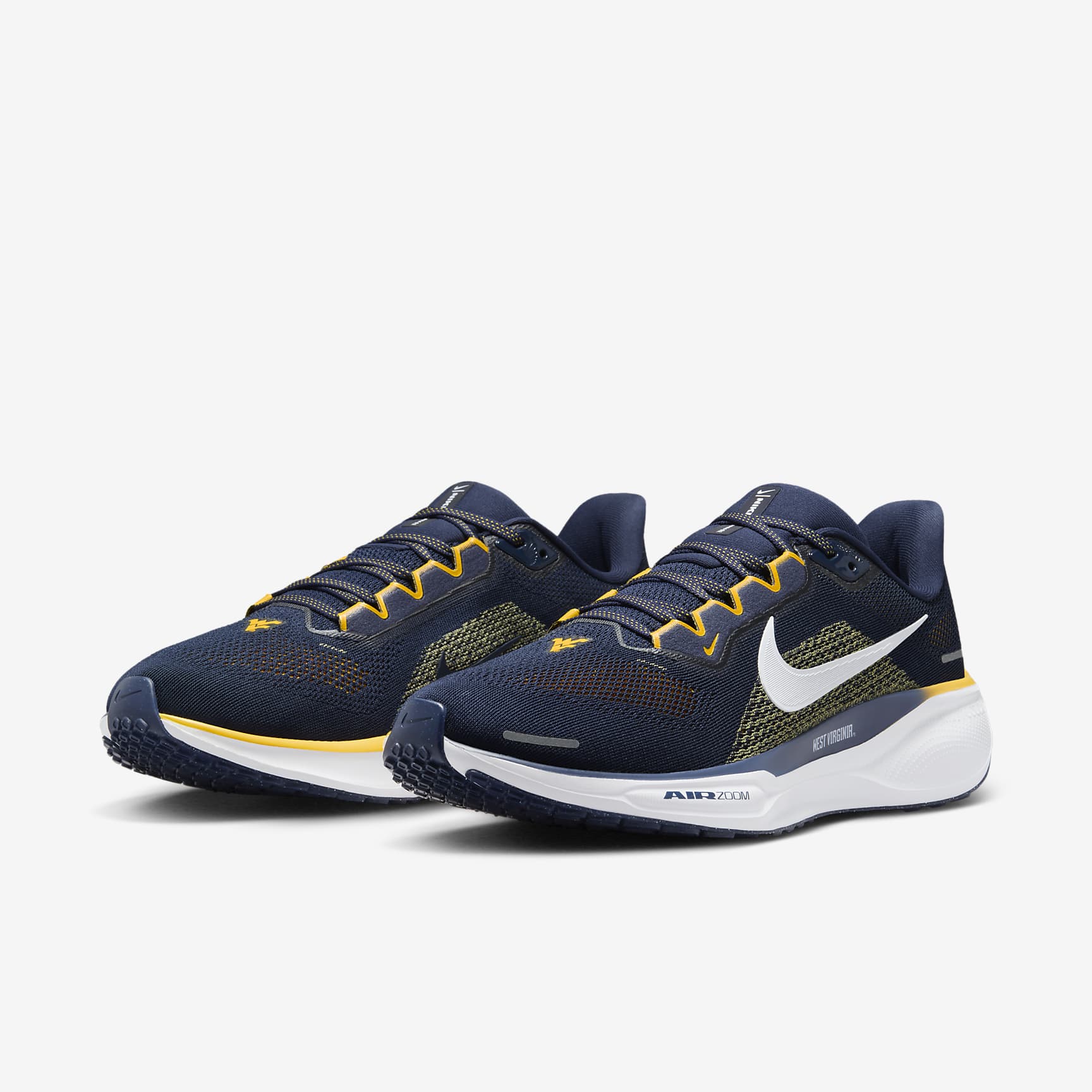 West Virginia Pegasus 41 Men's Nike College Road Running Shoes