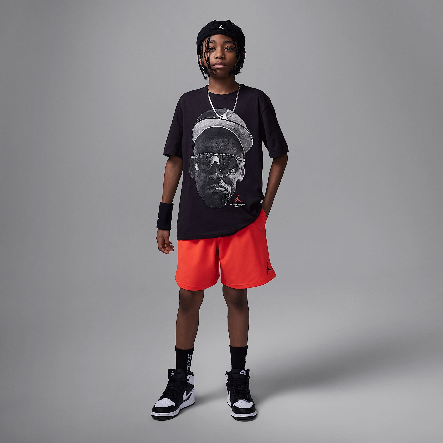 Jordan Big Kids' "But He Tried" T-Shirt