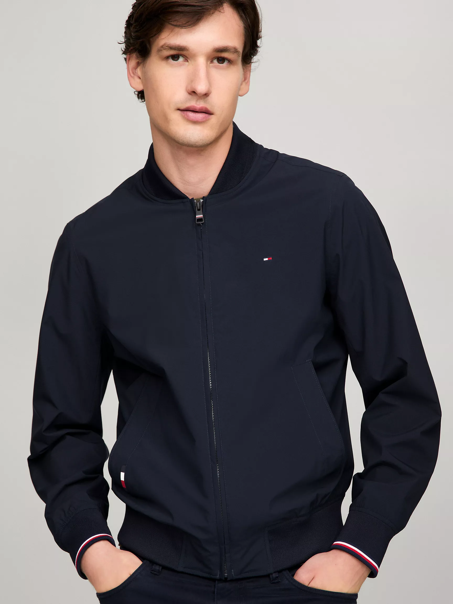Мужская куртка Tommy Hilfiger, Легкий водоотталкивающий бомбер