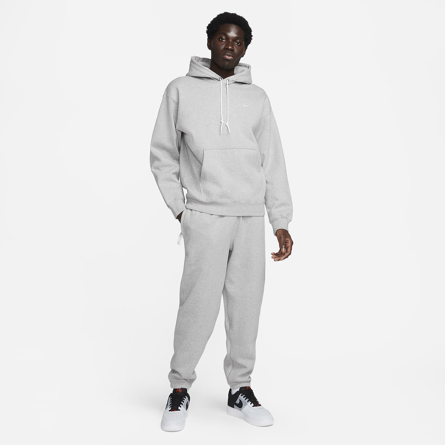 Nike Solo Swoosh Men's Fleece Pullover Hoodie
