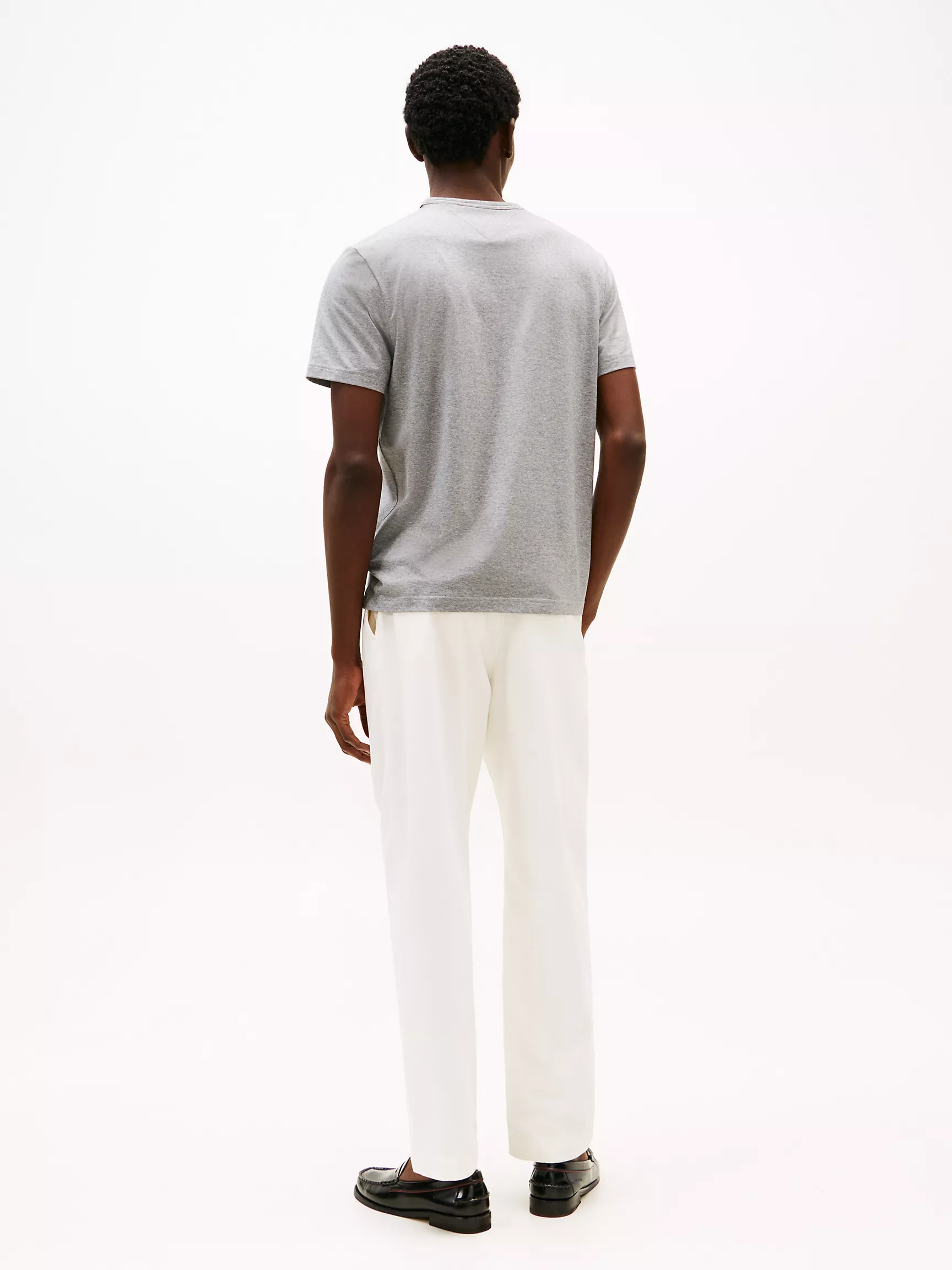 Мужская футболка Tommy Hilfiger, Однотонная технологичная футболка