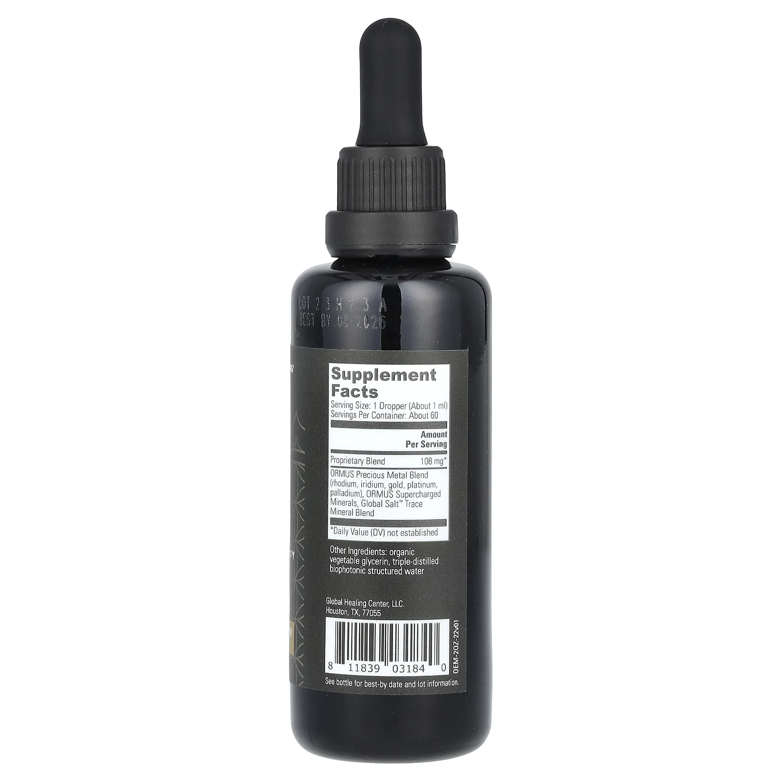 Global Healing, ORMUS Earth Minerals, 59,2 мл (2 жидк. унции)