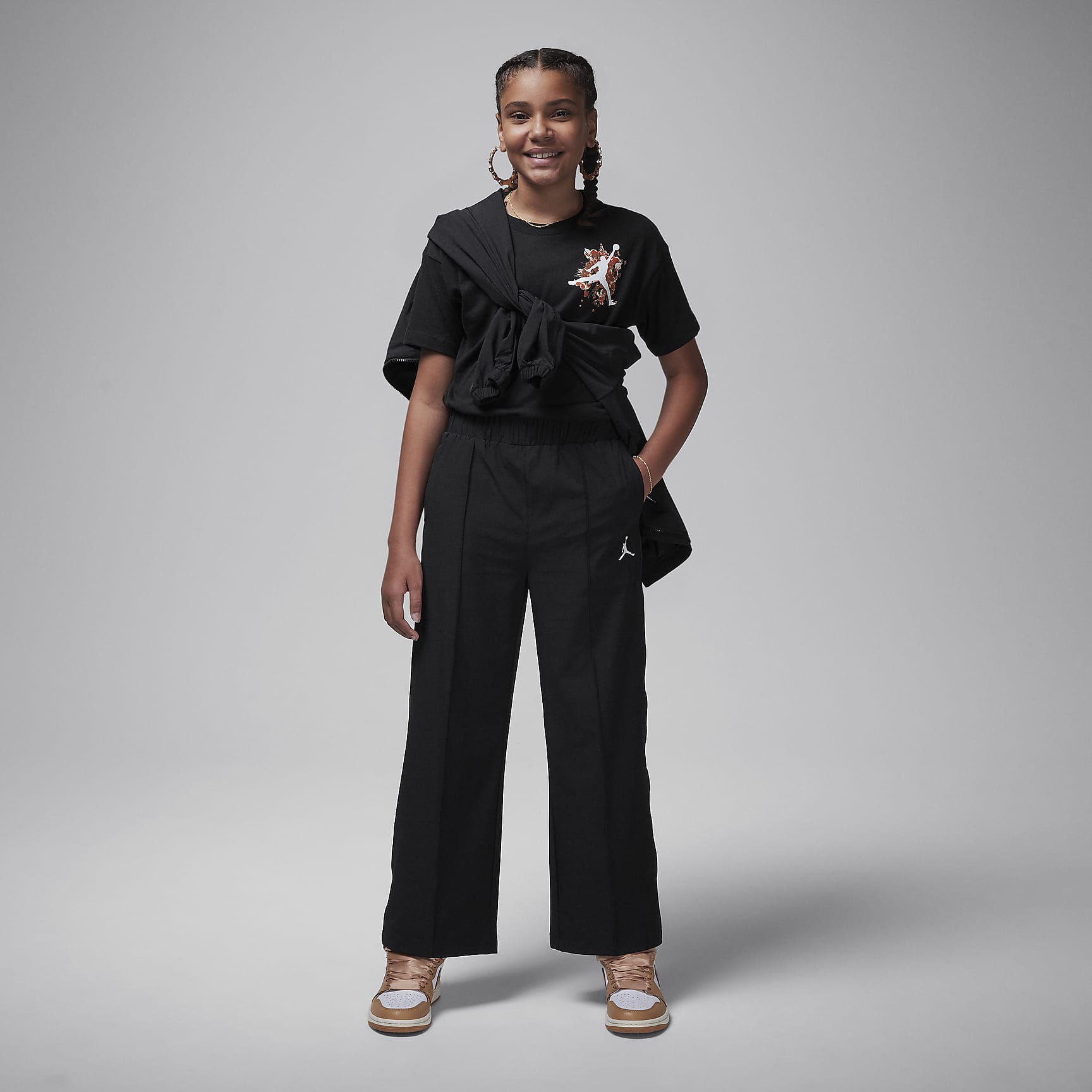 Jordan Big Kids' Jumpman Woven Taping Pants